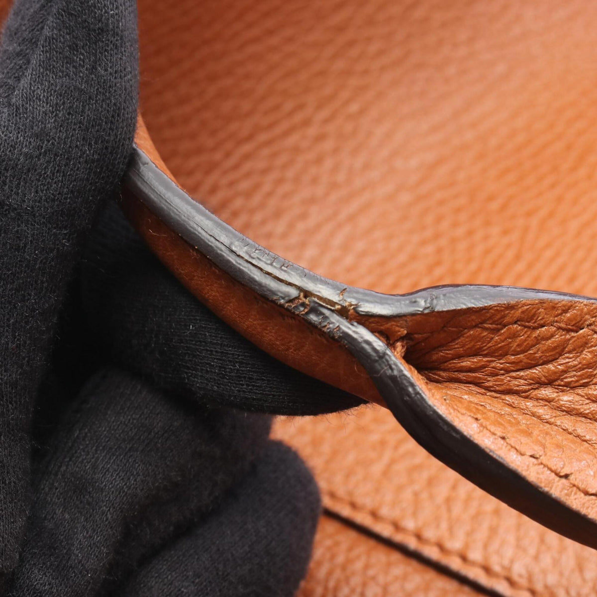 Gucci Brown Leather Handbag Tote Bag (Pre-Owned)