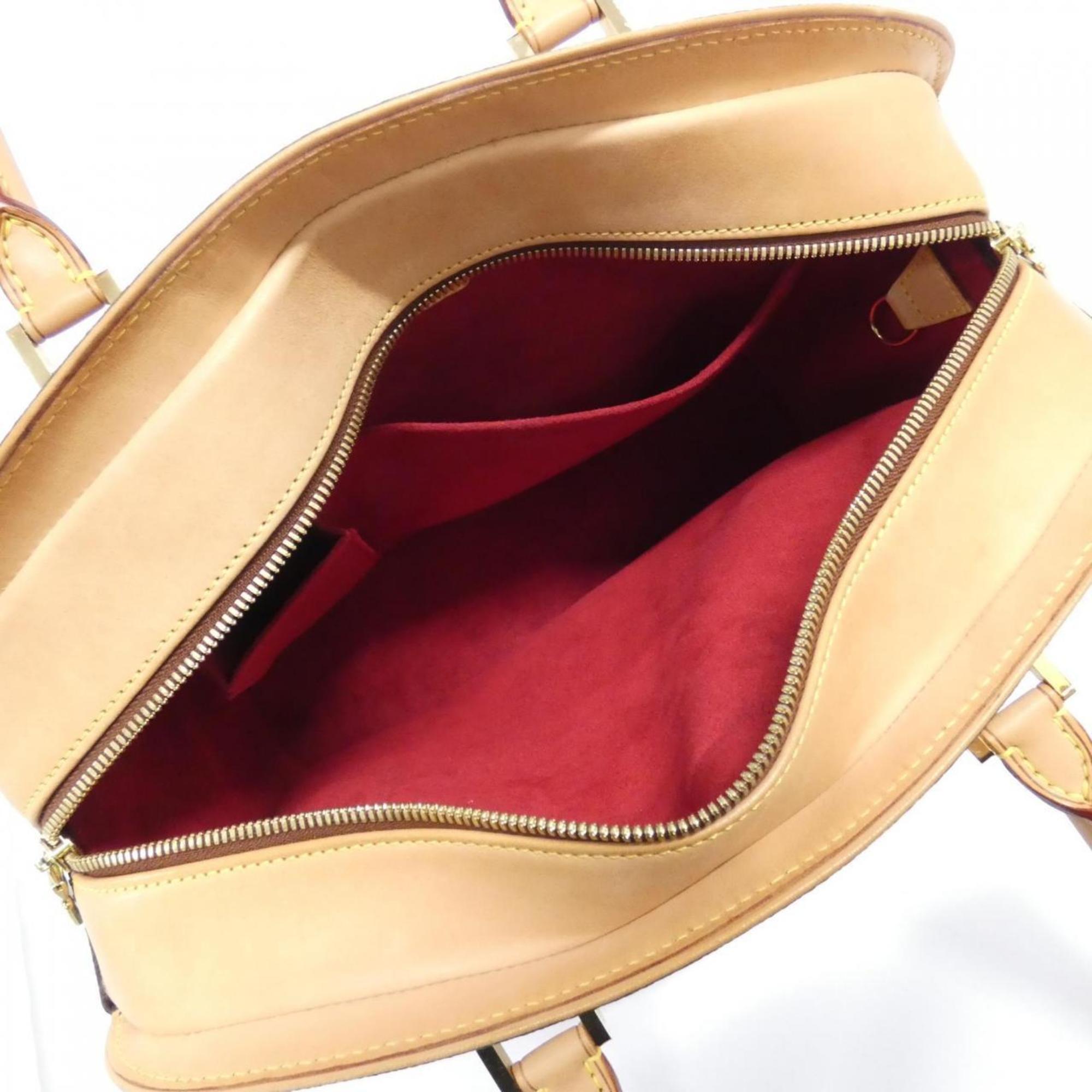 Louis Vuitton Marron Coated Canvas Handbag (Pre-Owned)