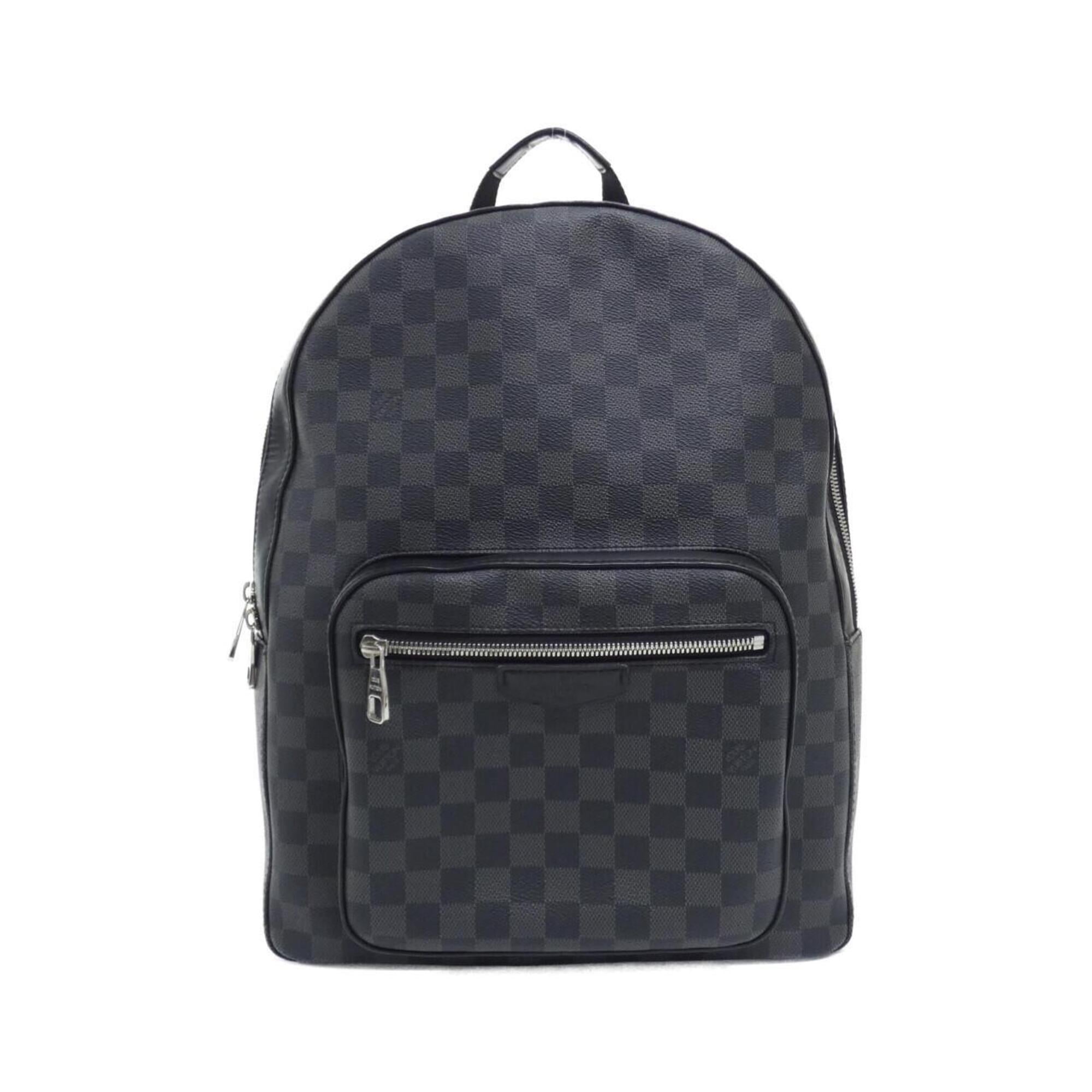 Louis Vuitton Graphite Coated Canvas Backpack (Pre-Owned)