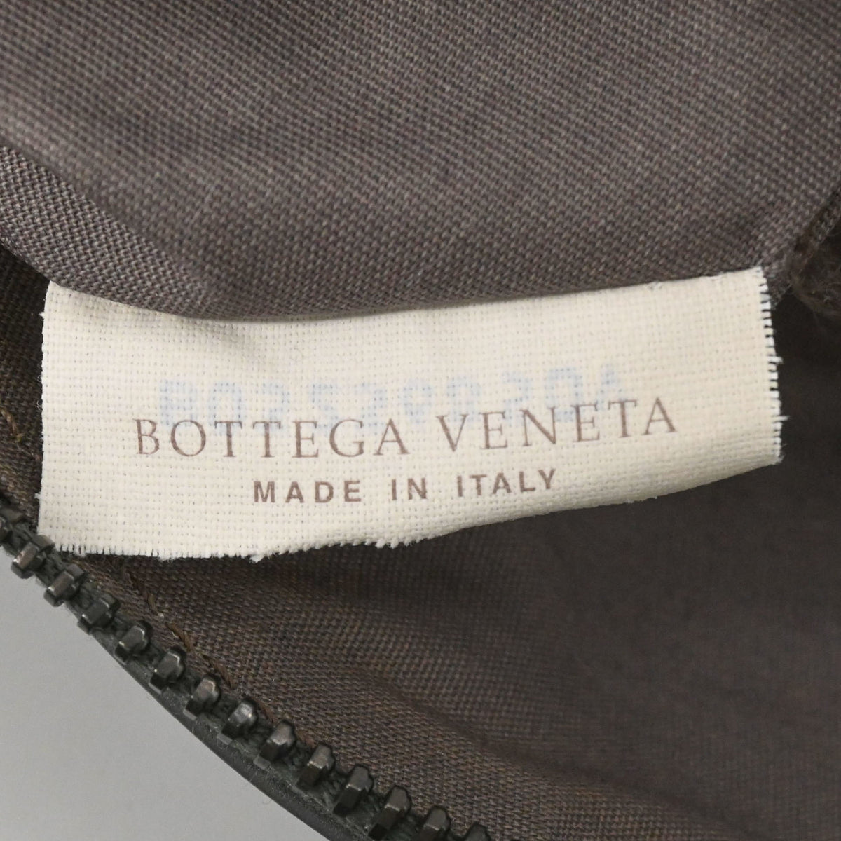 Bottega Veneta Black Gray Intrecciato Crossbody Bag Fanny Pack Pouch (Pre-Owned)