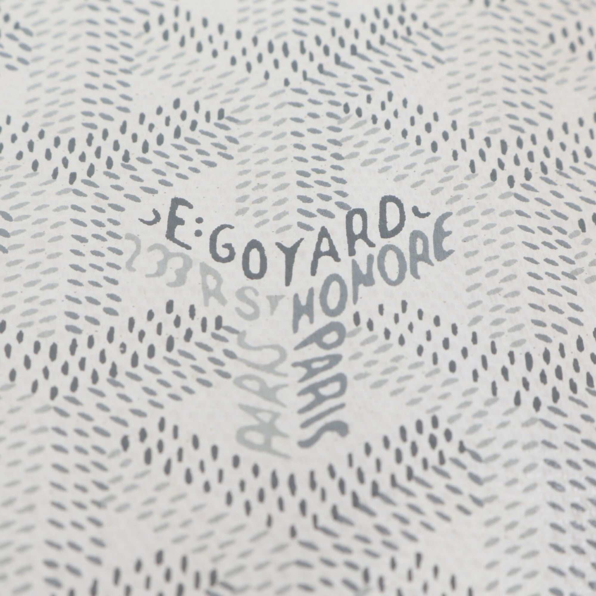 Goyard White Leather Handbag Shoulder Bag Tote Bag (Pre-Owned)