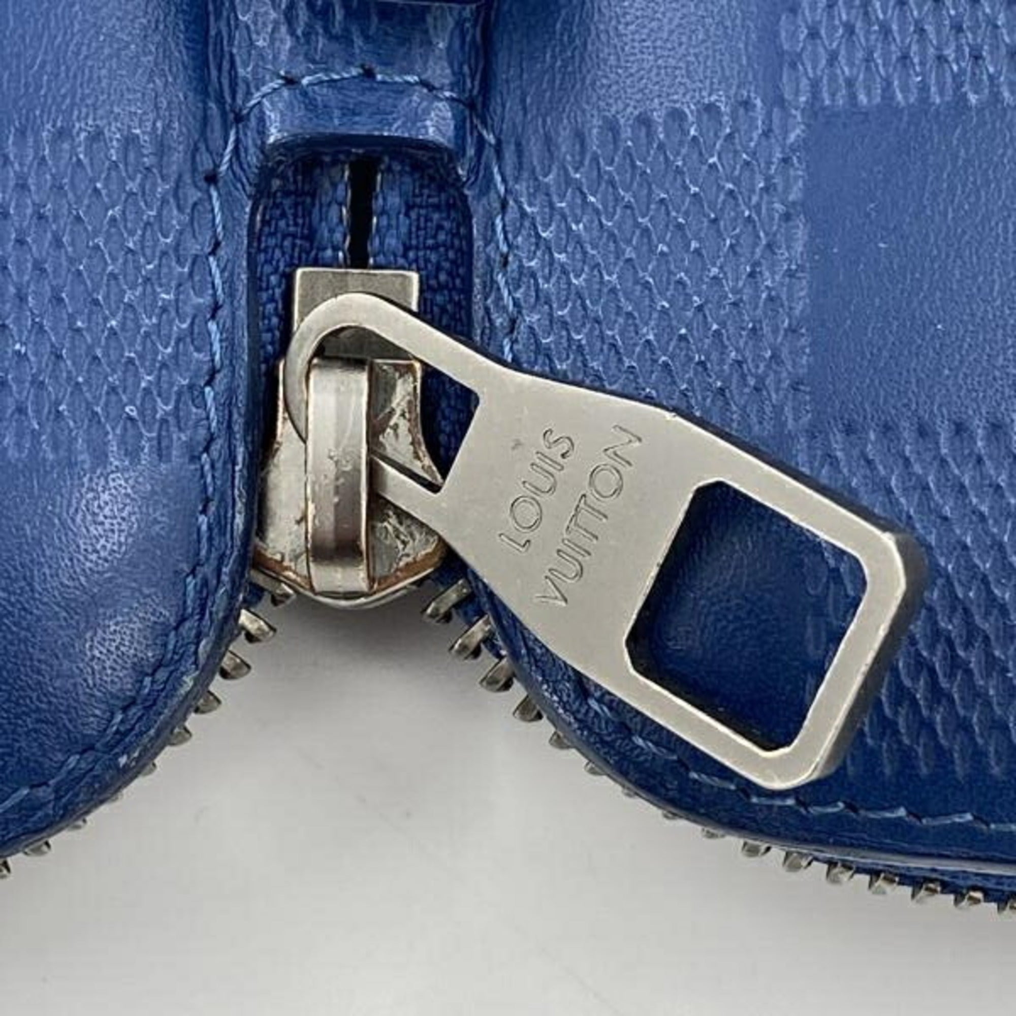 Louis Vuitton Damier Infini Blue Long Wallet (Bi-Fold) (Pre-Owned)