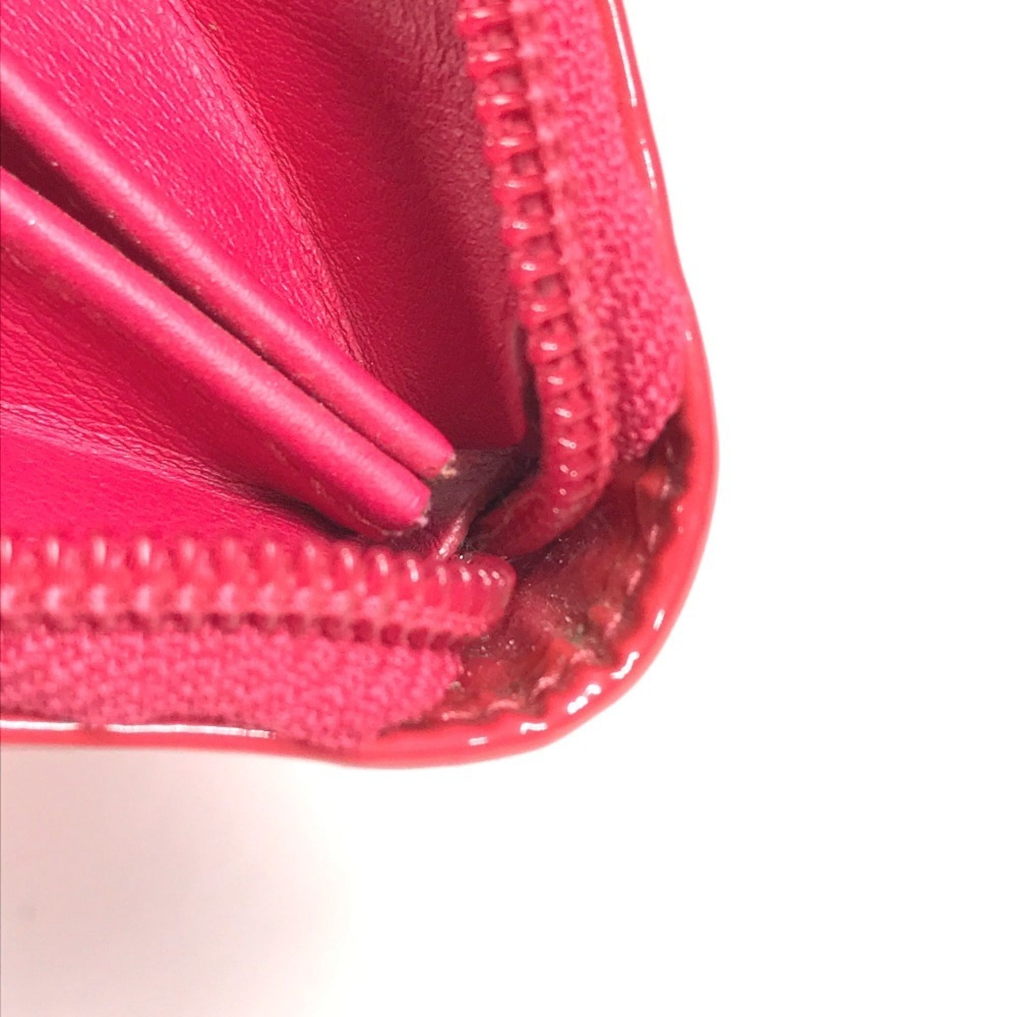Chanel Pink White Long Wallet (Bi-Fold) (Pre-Owned)