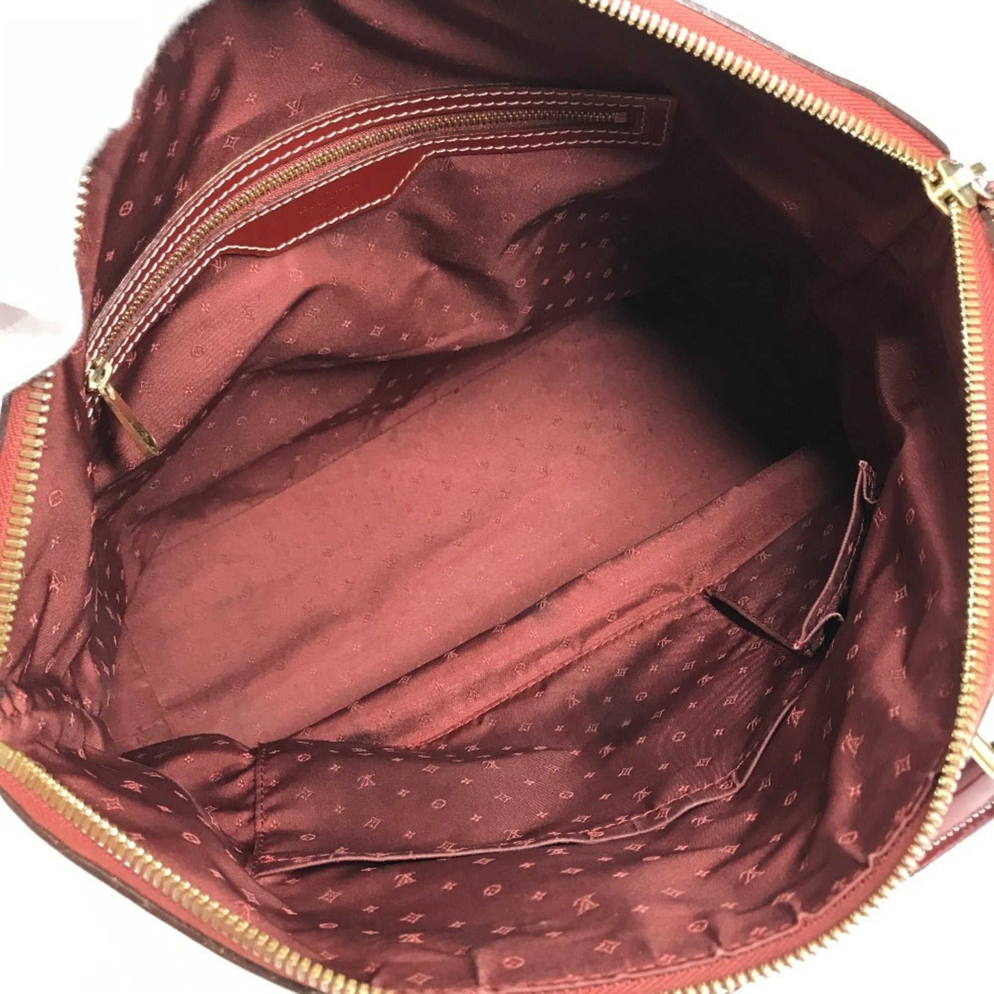 Louis Vuitton Red Color Tanami Suhali Leather Handbag Tote Bag (Pre-Owned)