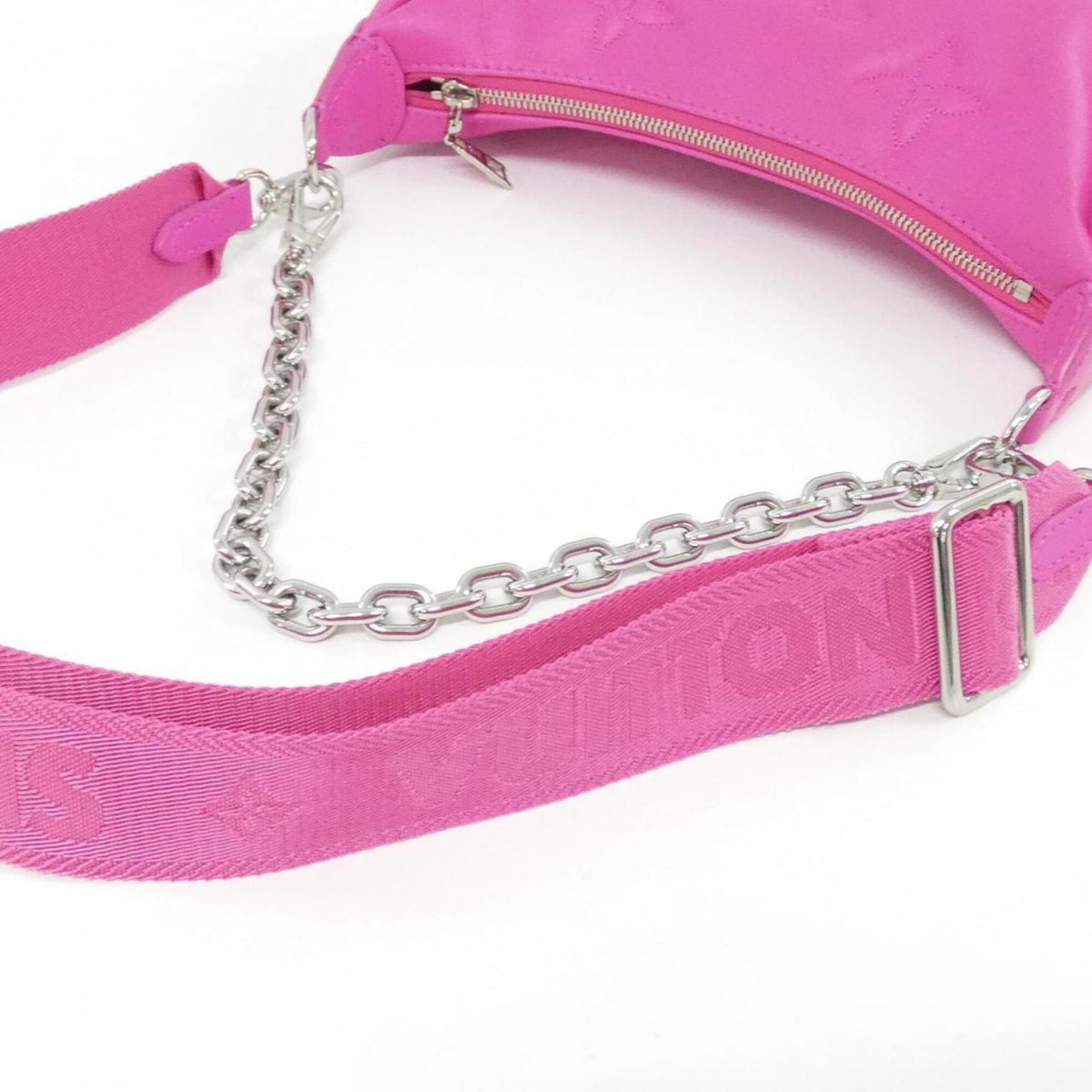 Louis Vuitton Pink Leather Shoulder Bag (Pre-Owned)