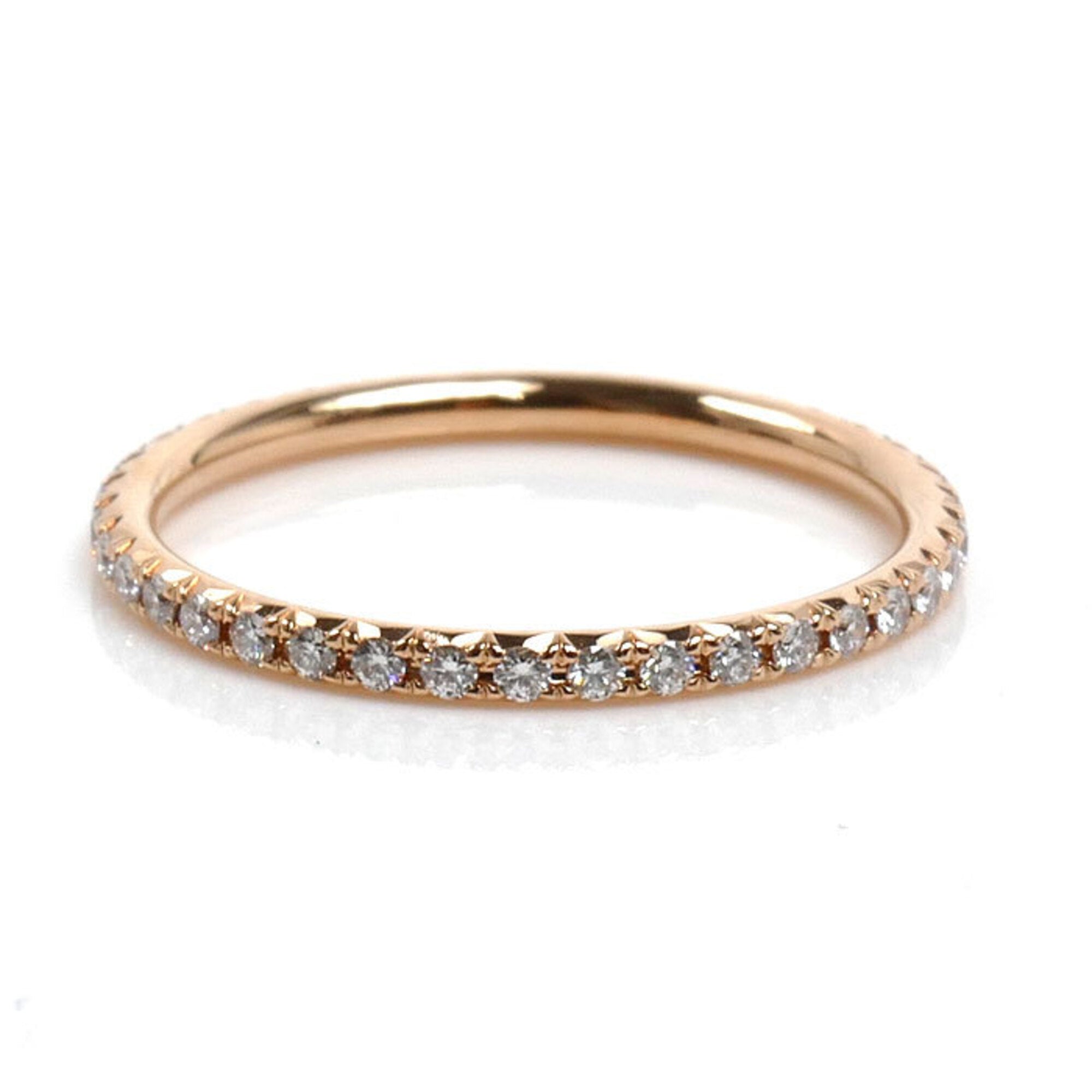 Tiffany Pink Gold (18K) Band Ring (Pre-Owned)