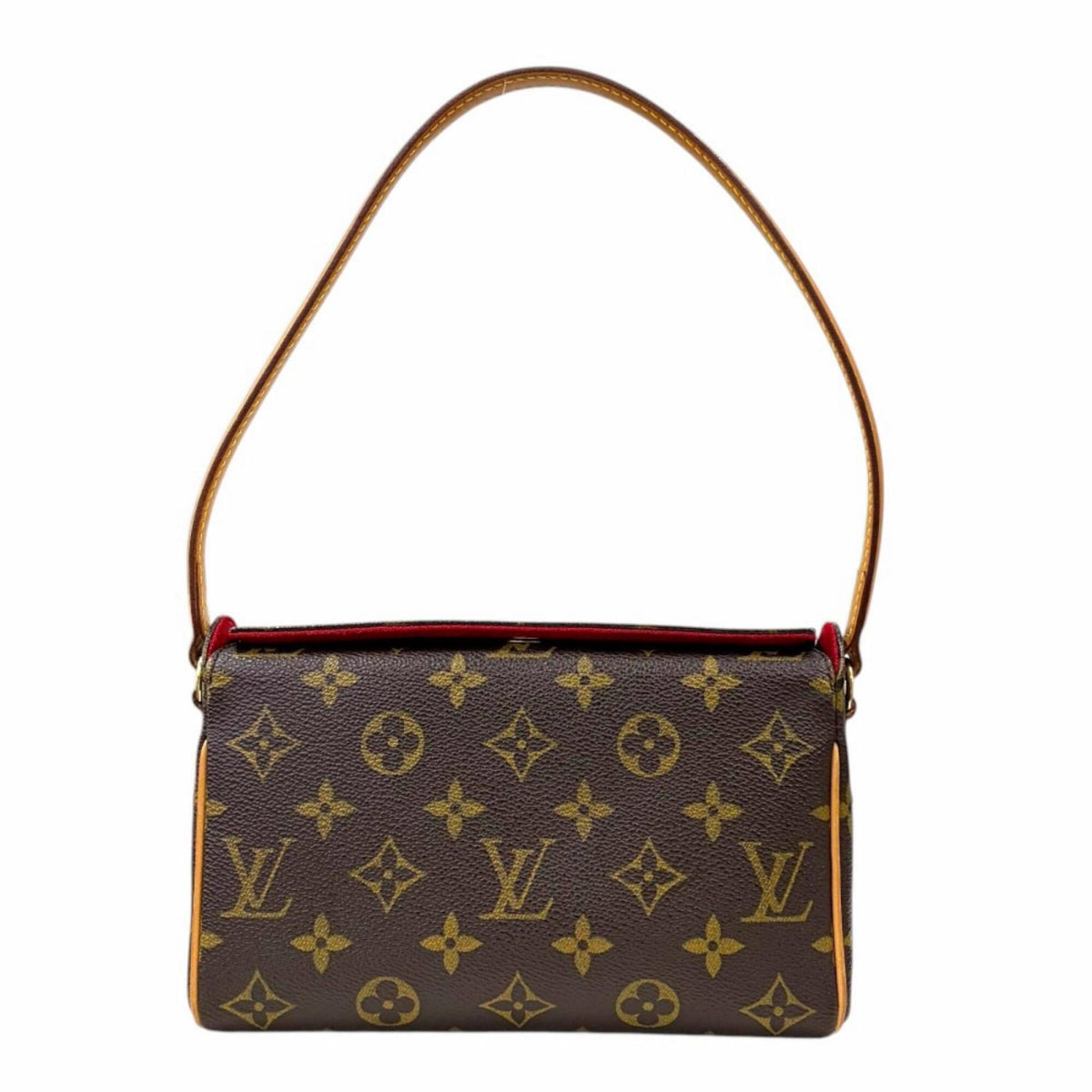 Louis Vuitton Brown Monogram Canvas Handbag (Pre-Owned)