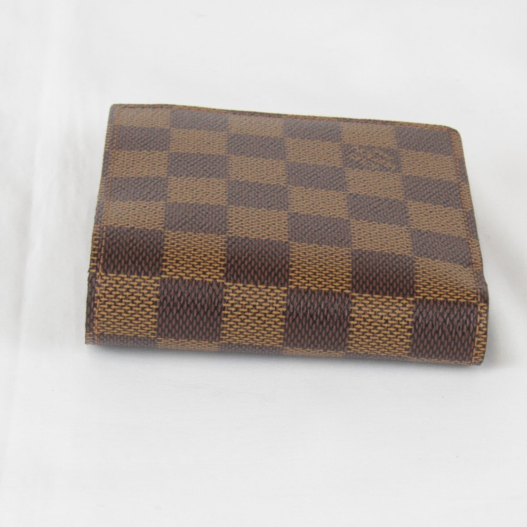Louis Vuitton Damier Brown Damier Canvas Wallet (Bi-Fold) (Pre-Owned)