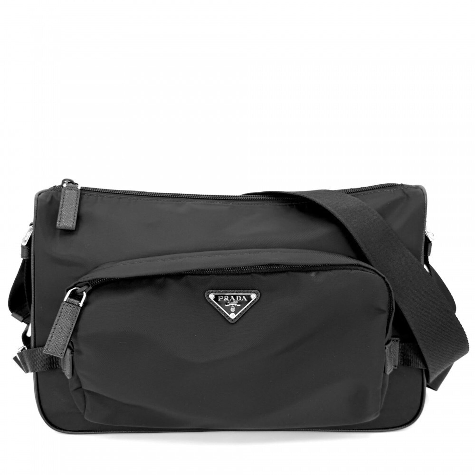Prada Black Nylon Shoulder Bag (Pre-Owned)