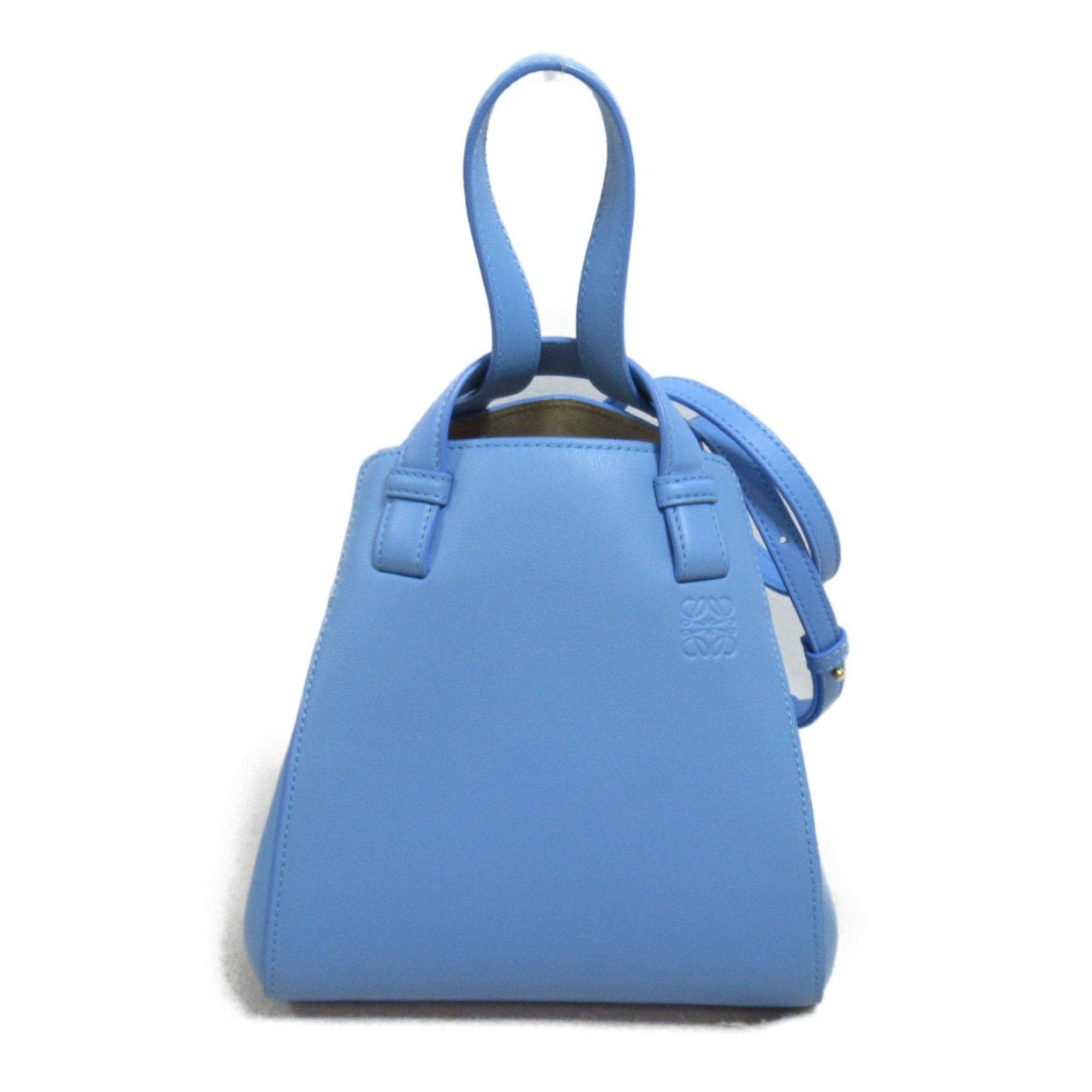 Loewe Blue Light Blue Leather Shoulder Bag (Pre-Owned)