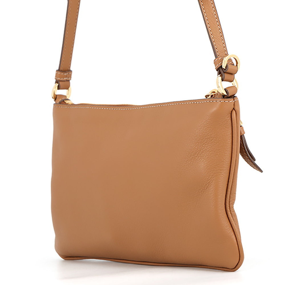 Prada Brown Leather Handbag Shoulder Bag (Pre-Owned)