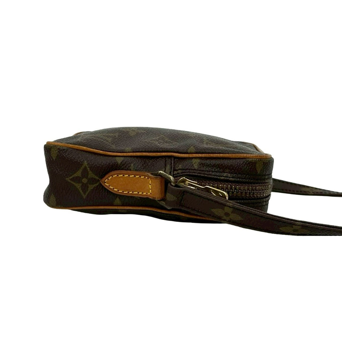 Louis Vuitton Brown Leather Pvc Pochette Shoulder Bag (Pre-Owned)