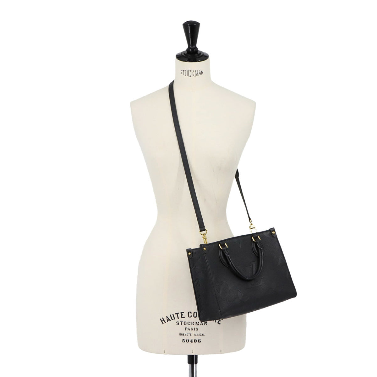Louis Vuitton Noir Monogram Empreinte Handbag Tote Bag (Pre-Owned)