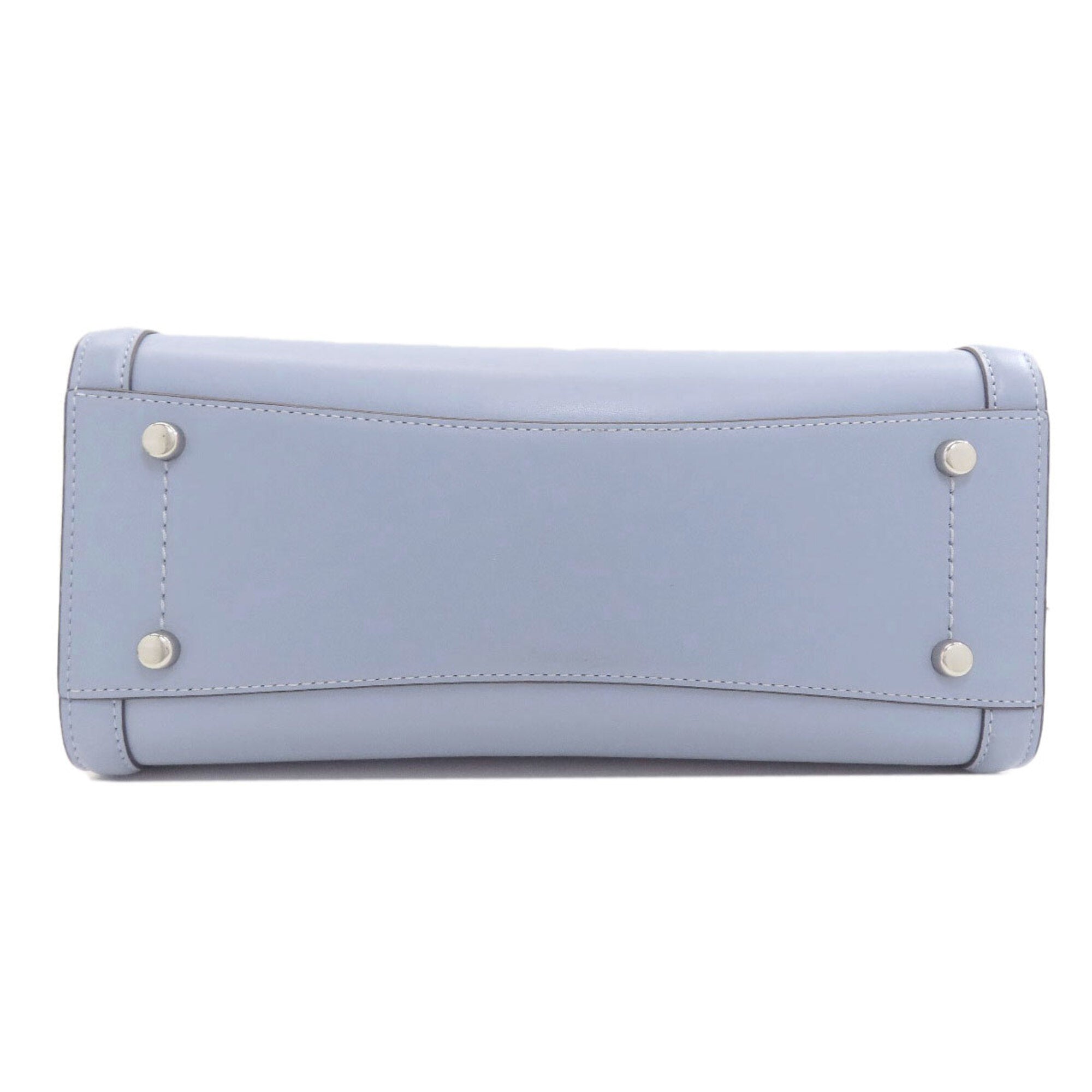 Coach Blue Leather Handbag (Pre-Owned)