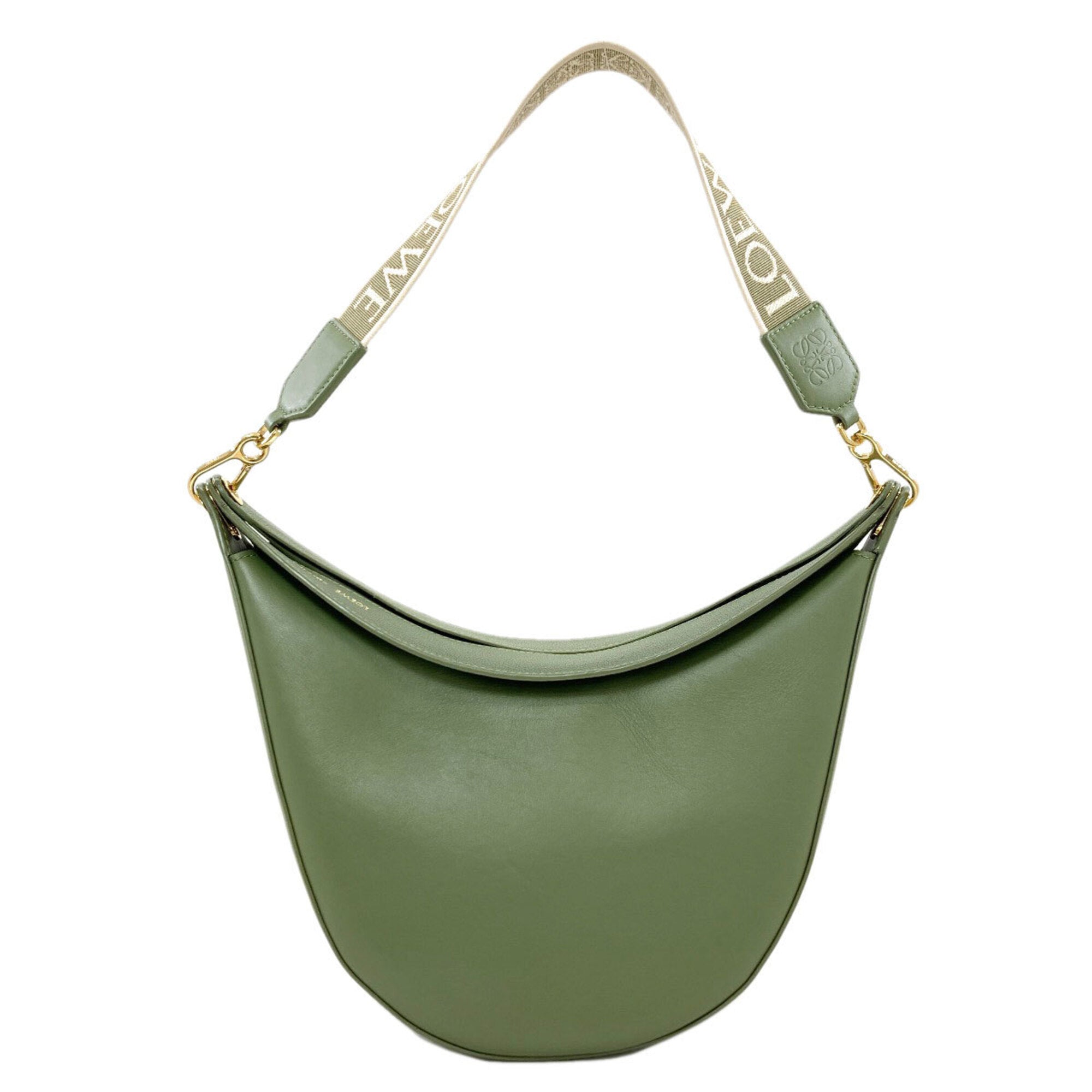 Loewe Green Leather Shoulder Bag (Pre-Owned)