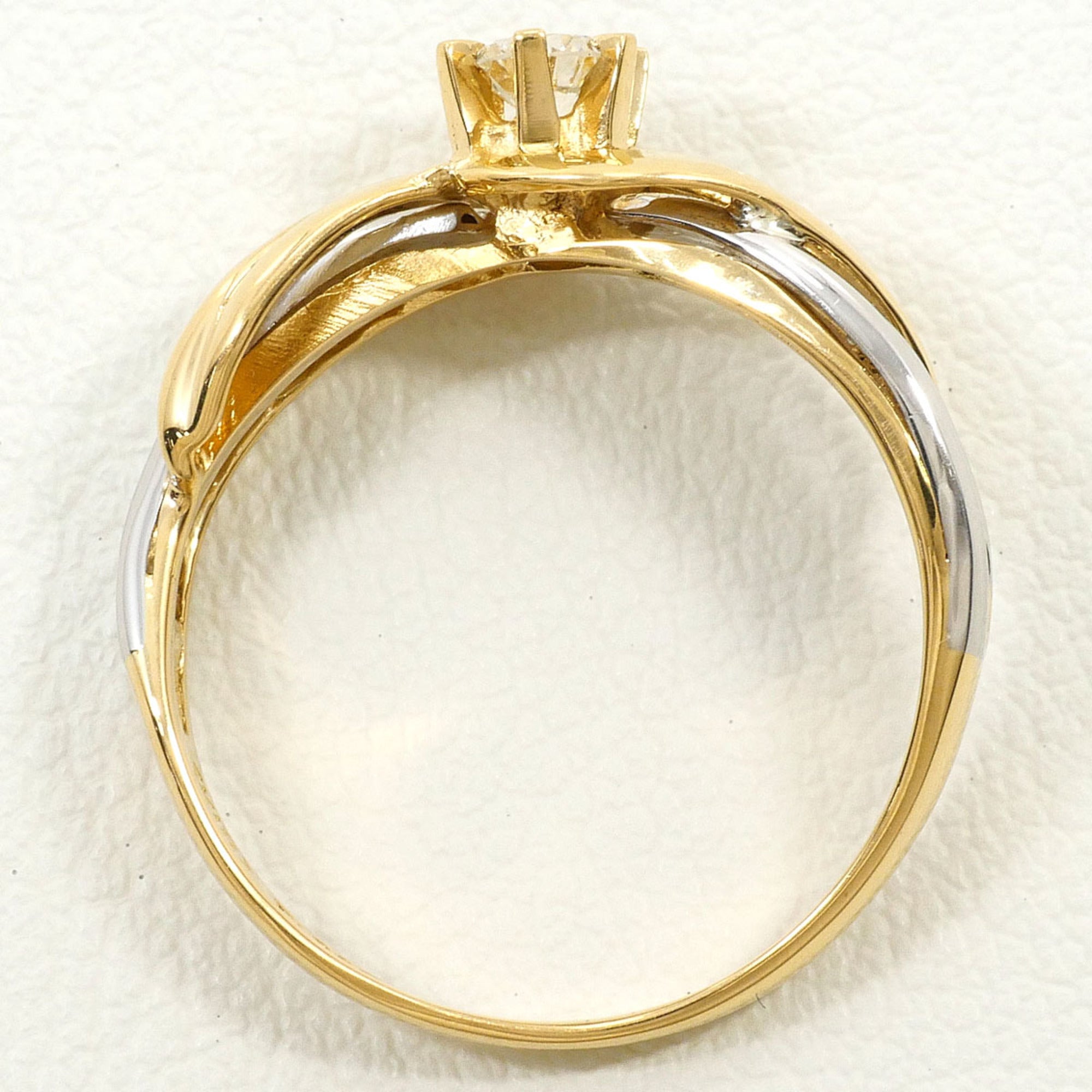 Unbranded Platinum Yellow Gold Yellow Gold (18K) Platinum 900 Band Ring (Pre-Owned)