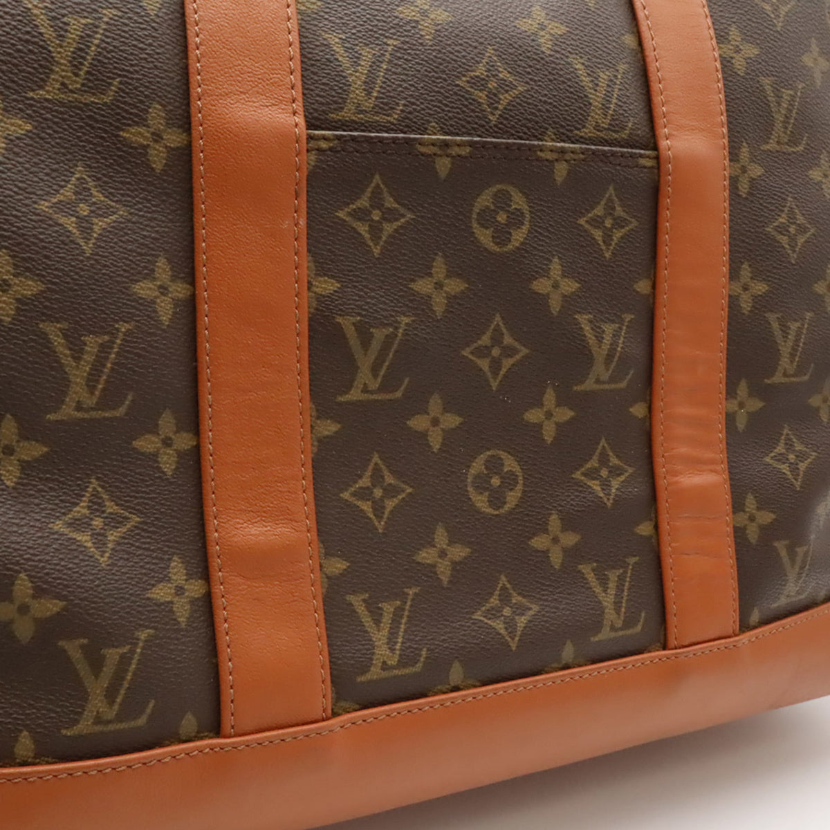 Louis Vuitton Brown Vinyl Tote Bag (Pre-Owned)