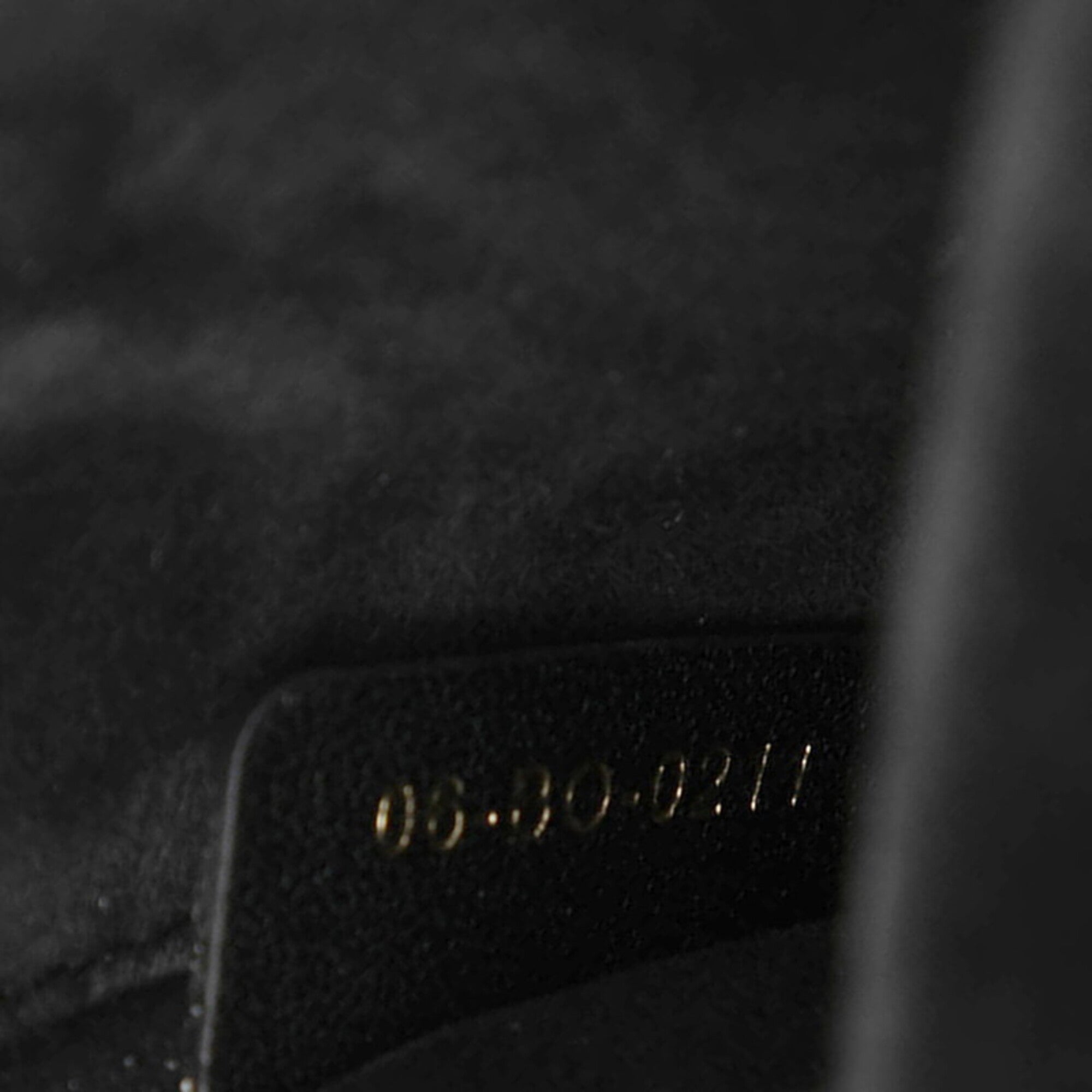 Christian Dior Black Leather Shoulder Bag Vanity Bag (Pre-Owned)