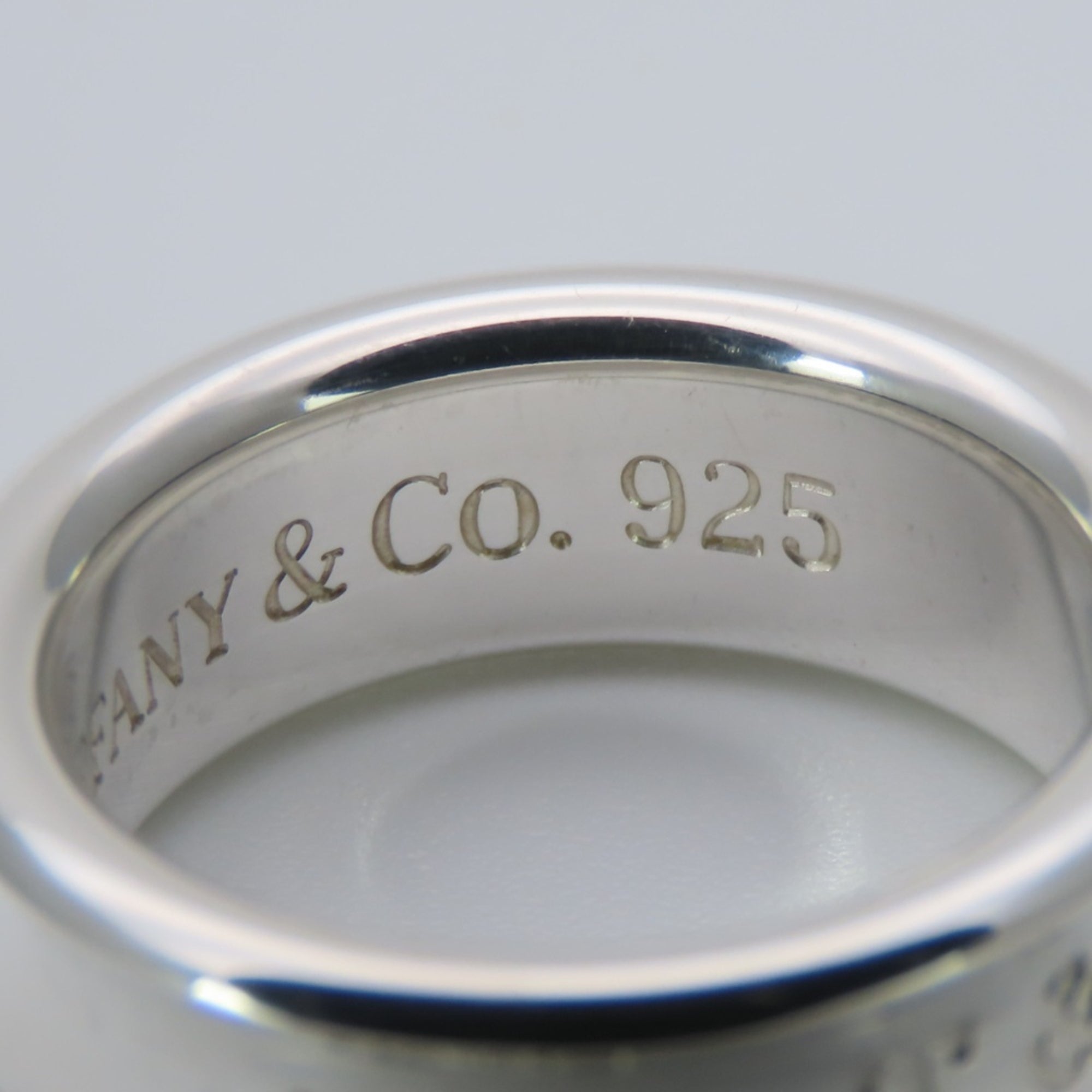 Tiffany Silver Silver 925 Band Ring (Pre-Owned)
