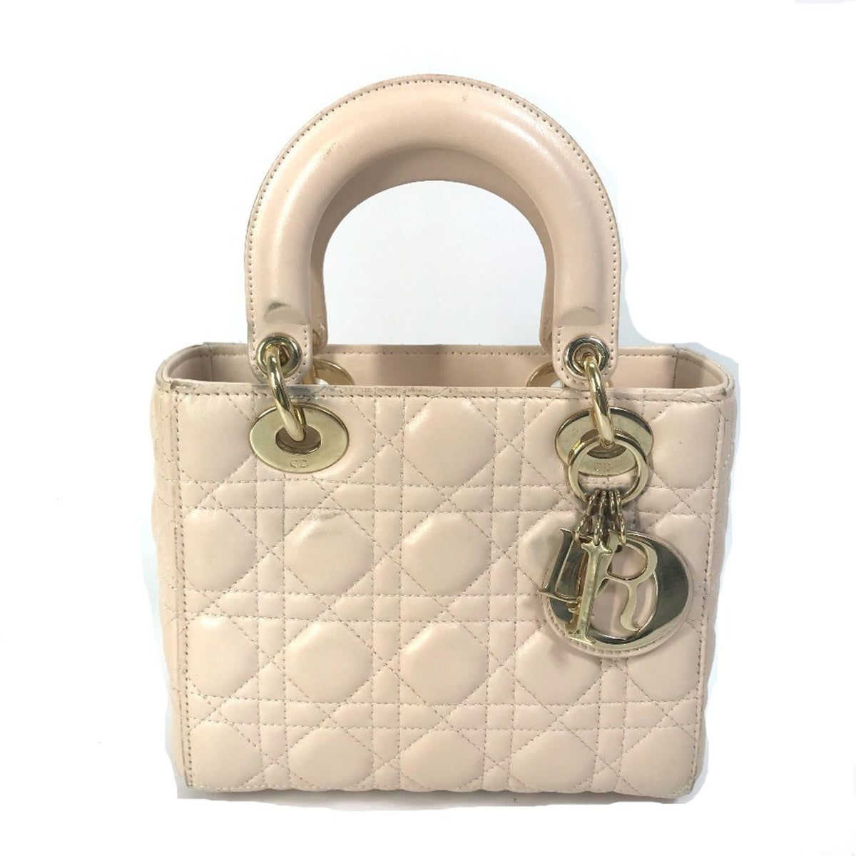 Christian Dior Beige Leather Handbag (Pre-Owned)