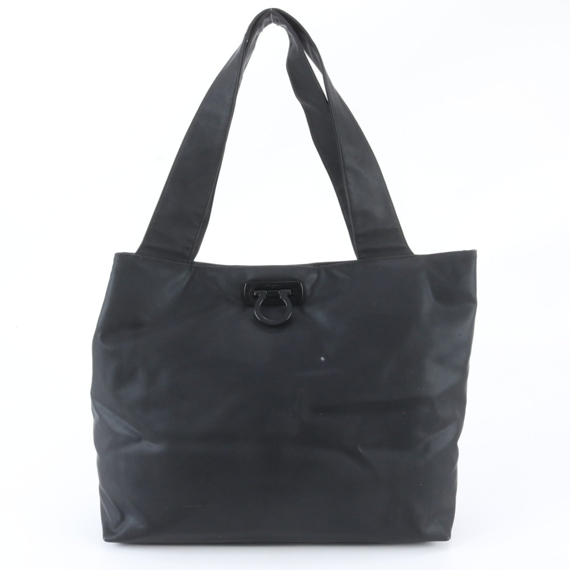 Salvatore Ferragamo Black Shoulder Bag Tote Bag (Pre-Owned)