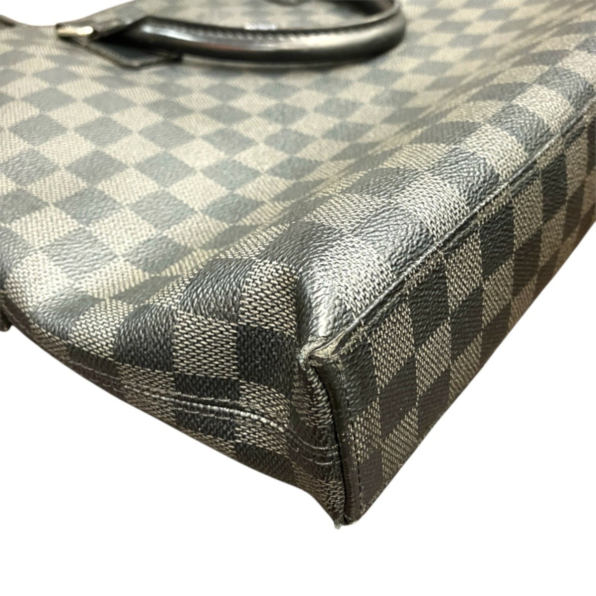 Louis Vuitton Black Damier Graphite Leather Briefcase (Pre-Owned)
