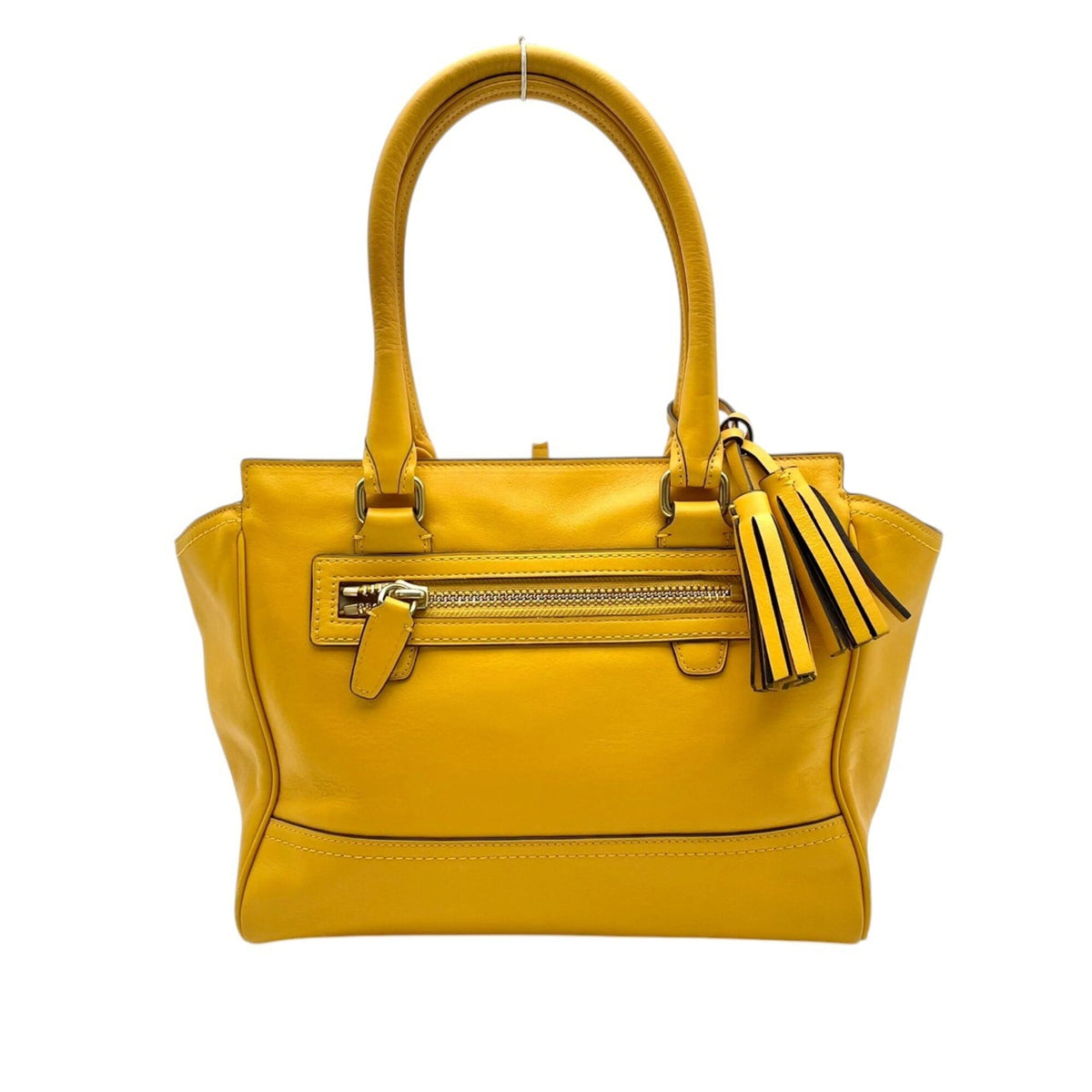 Coach Yellow Leather Handbag (Pre-Owned)