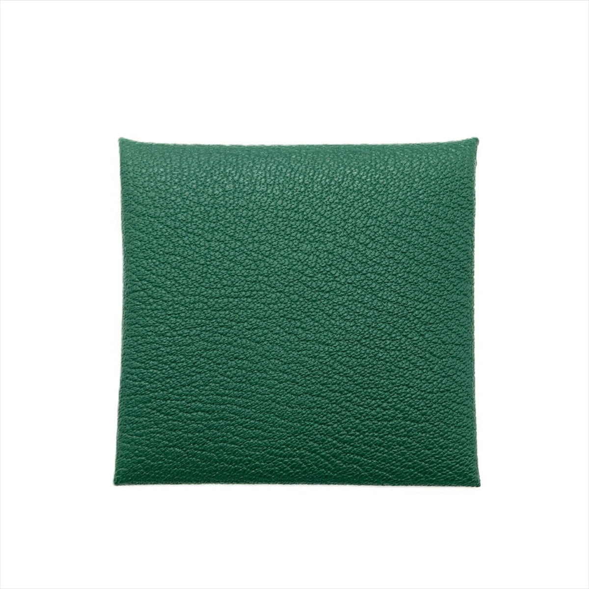 Hermes Green Chevre Leather Coin Purse/Coin Case (Pre-Owned)