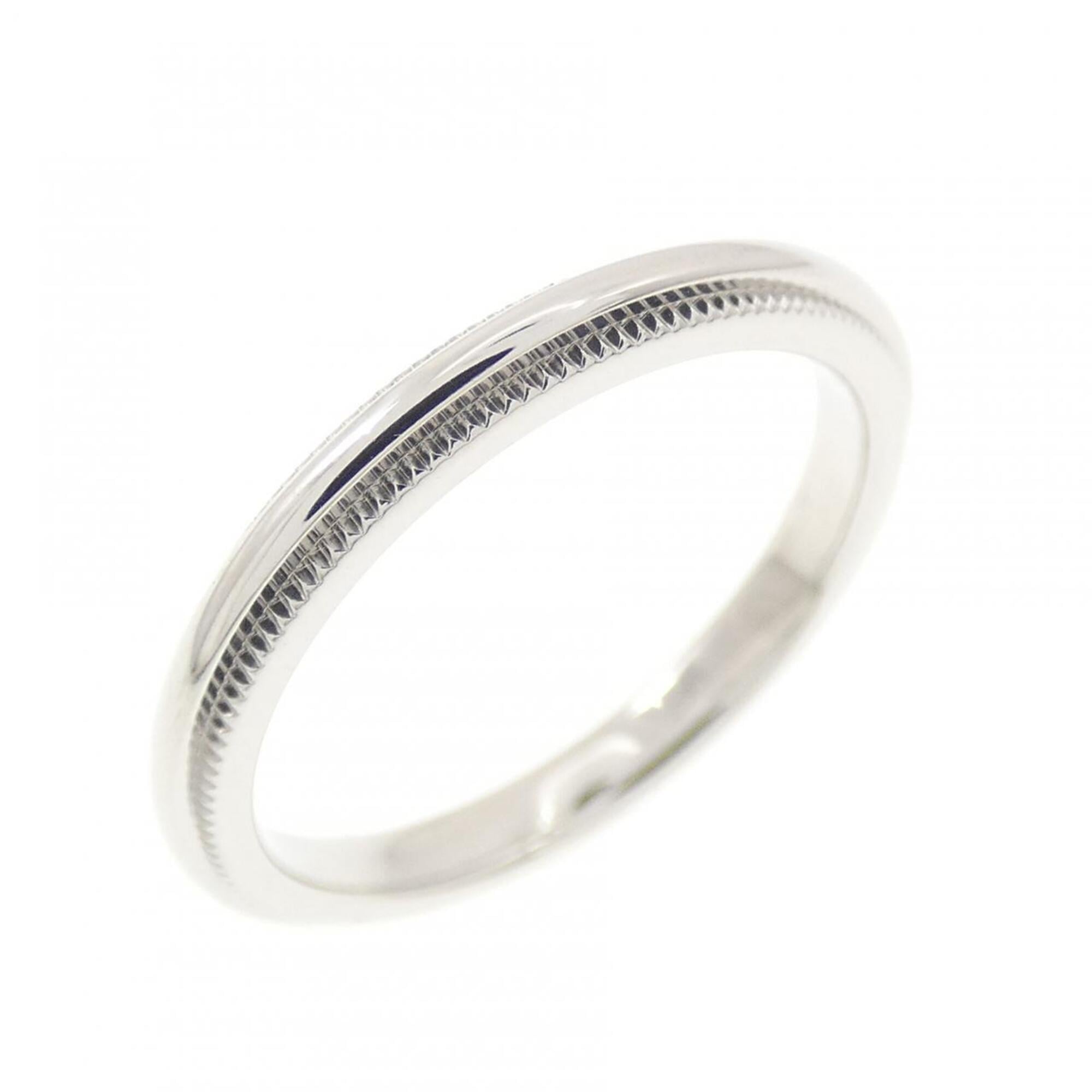 Tiffany Silver Platinum 950 Band Ring (Pre-Owned)