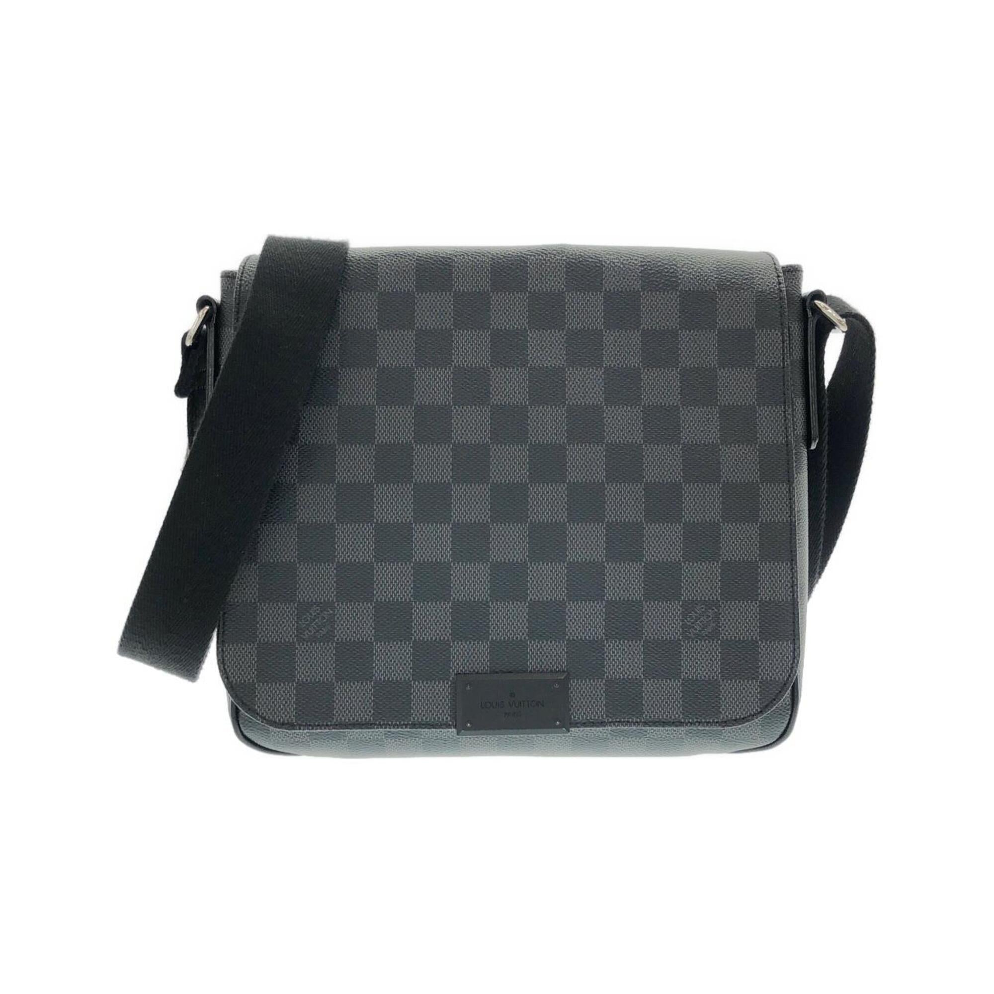 Louis Vuitton Damier Graphite Graphite Coated Canvas Shoulder Bag (Pre-Owned)