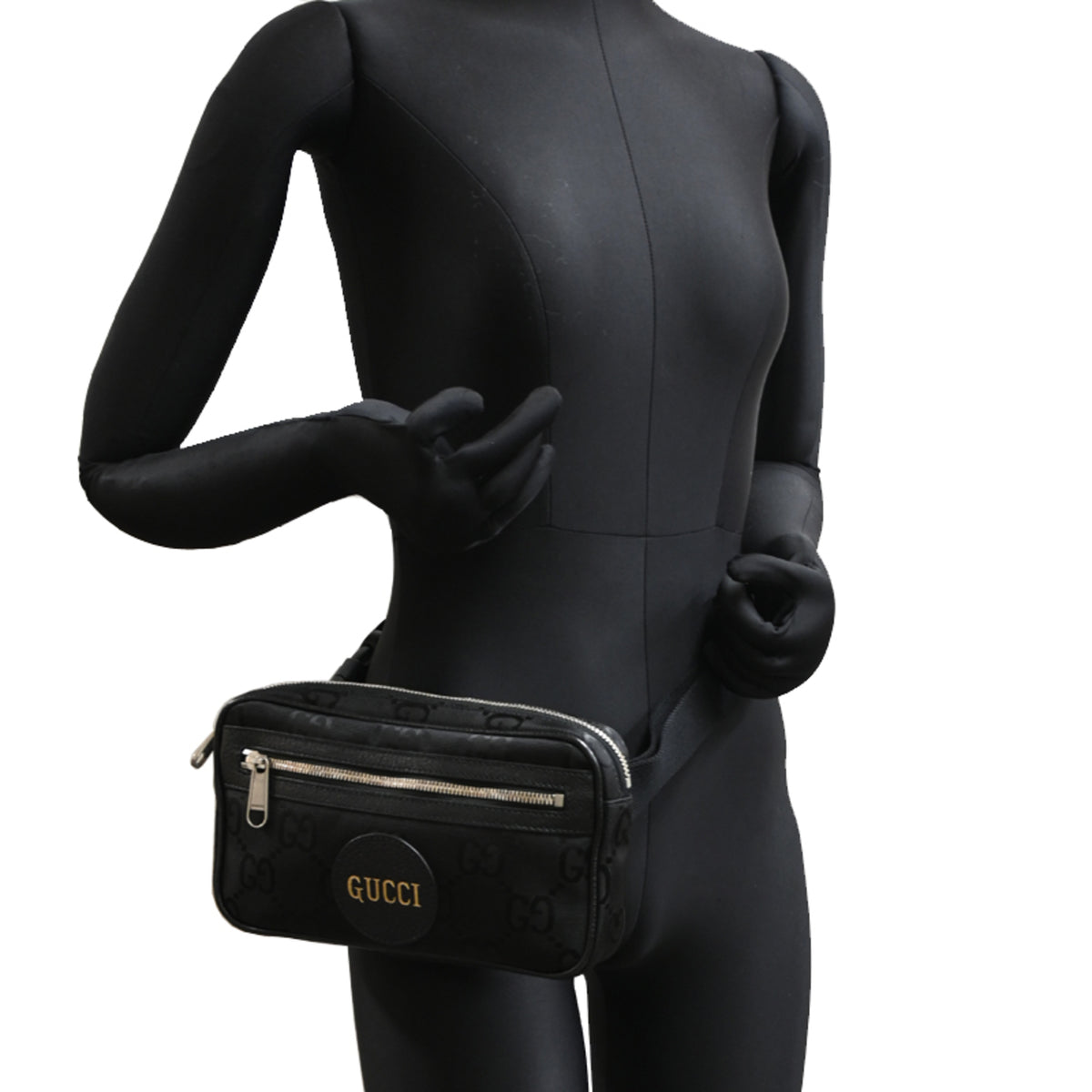 Gucci Black Nylon Sling Bag (Pre-Owned)