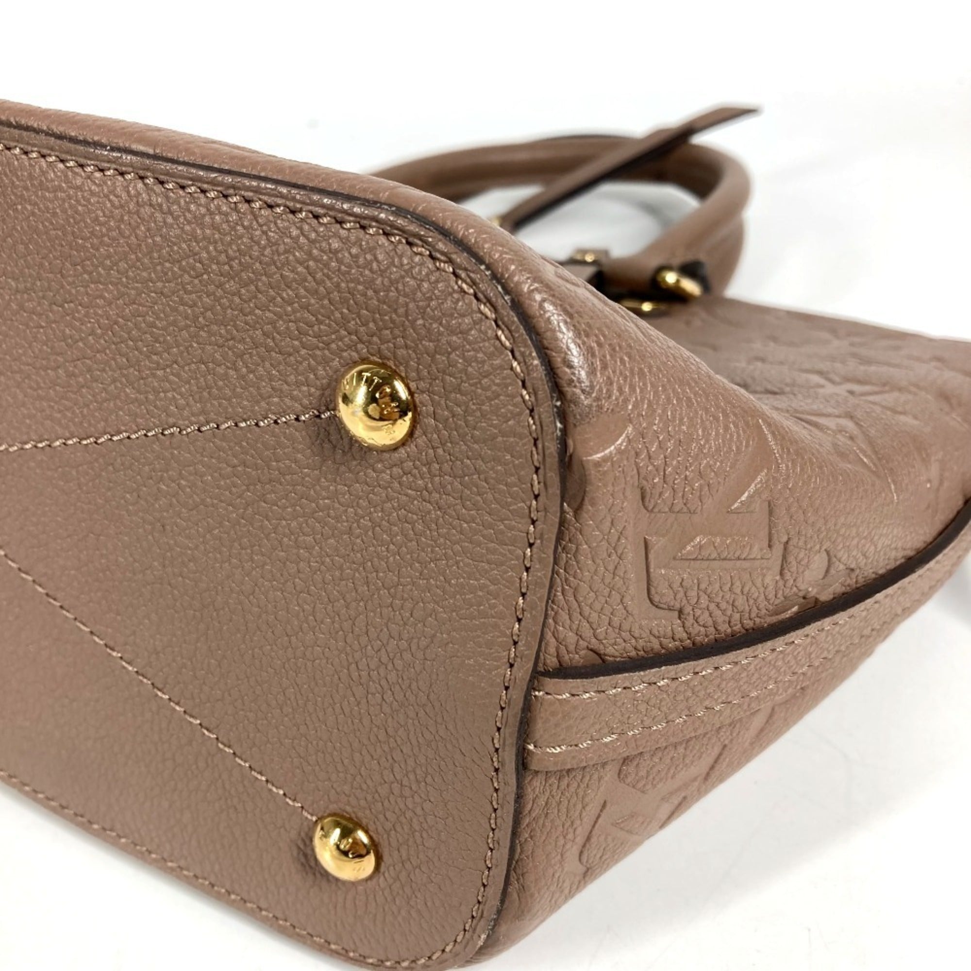 Louis Vuitton Light Brown Taupe Monogram Empreinte Handbag Tote Bag (Pre-Owned)