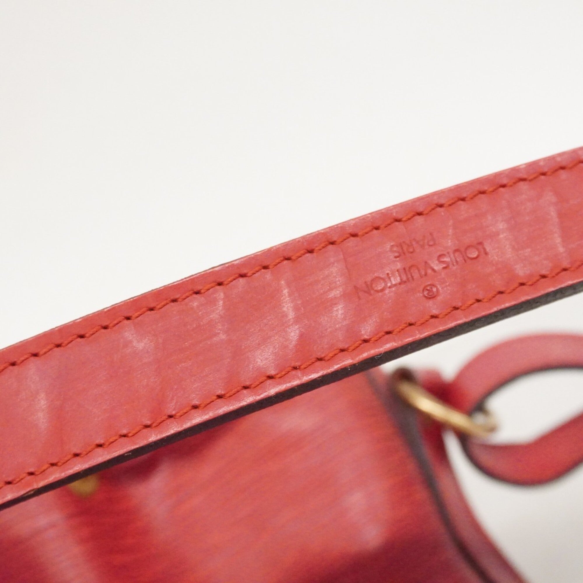 Louis Vuitton Castilian Red Shoulder Bag (Pre-Owned)