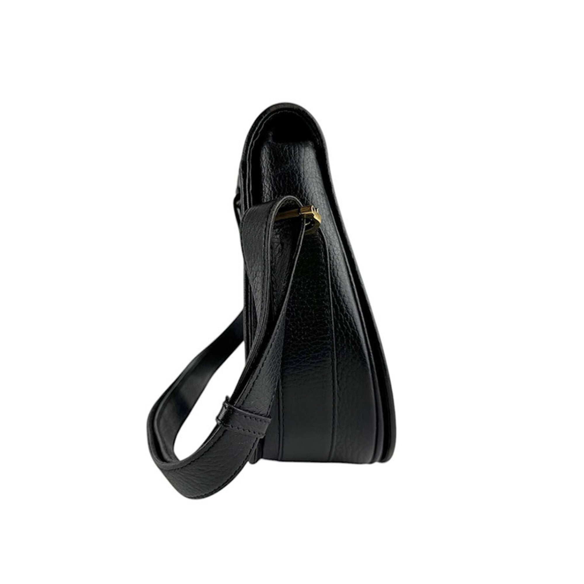 Cartier Black Leather Shoulder Bag (Pre-Owned)