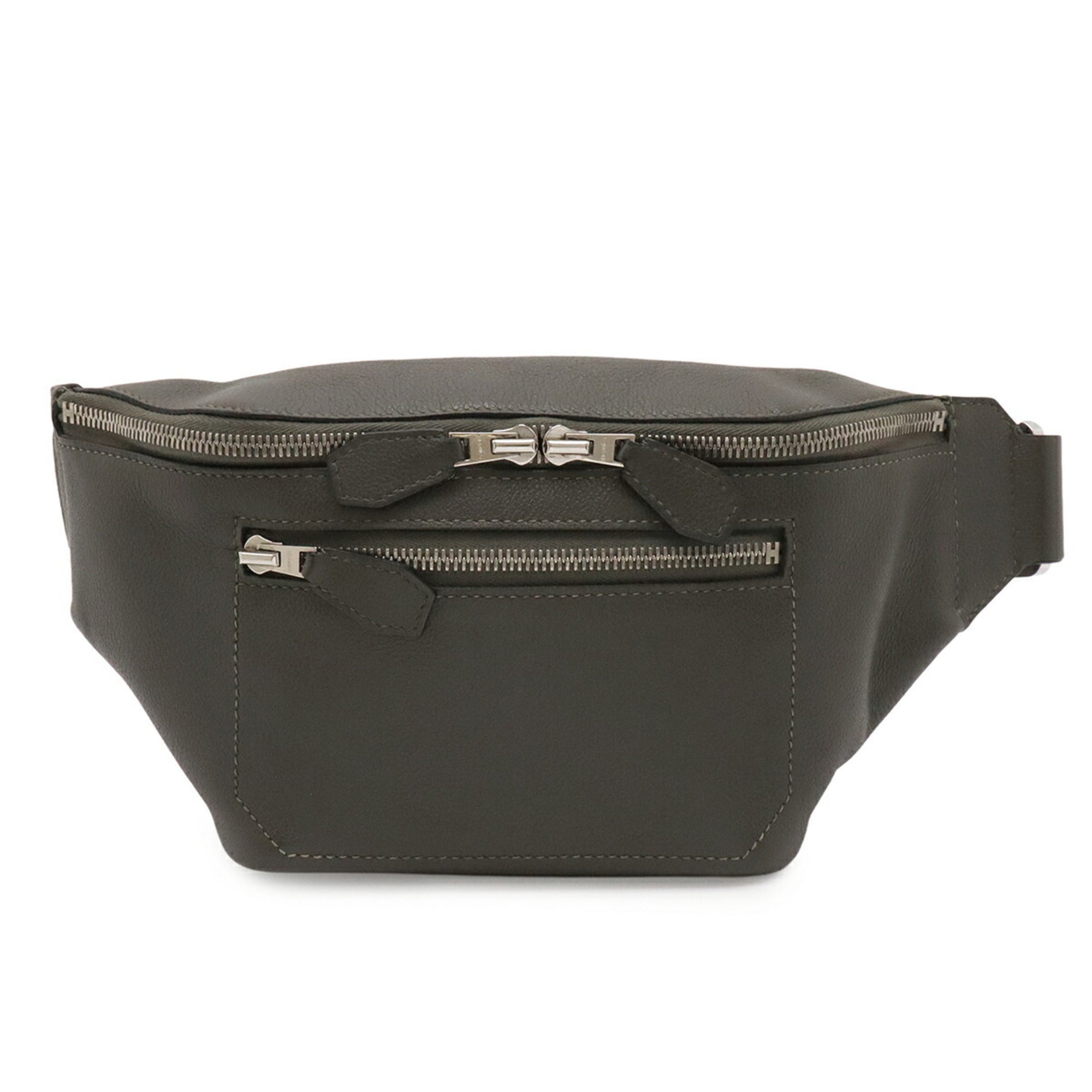 Hermes Grayish Shoulder Bag Sling Bag (Pre-Owned)