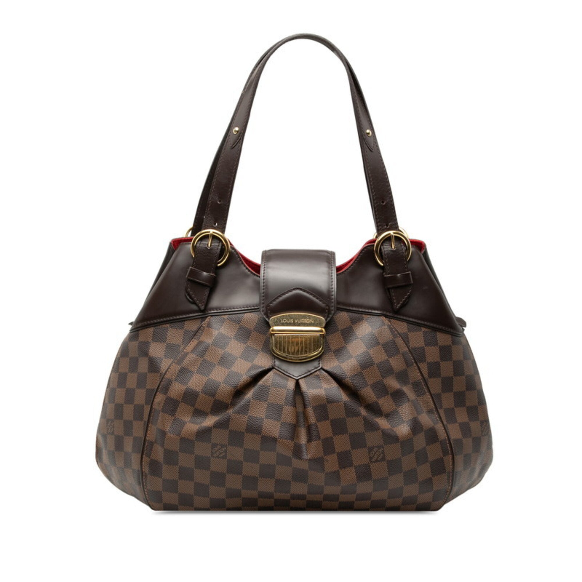 Louis Vuitton Damier Brown Pvc Leather Handbag Shoulder Bag (Pre-Owned)