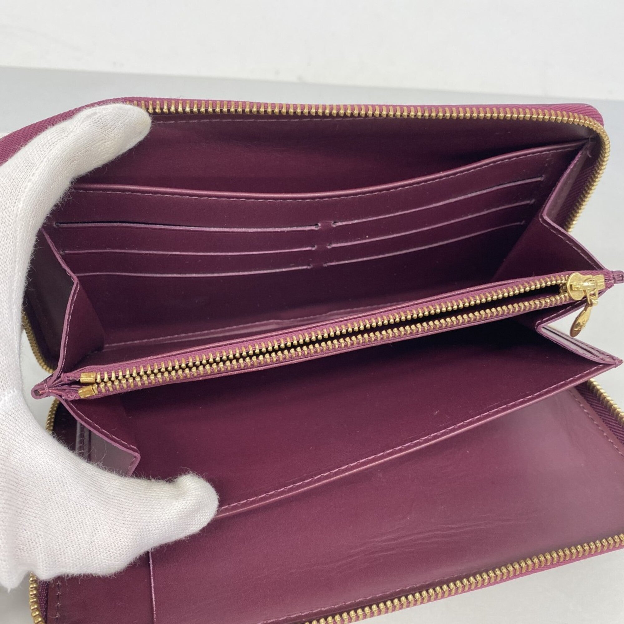 Louis Vuitton Violet Long Wallet (Bi-Fold) (Pre-Owned)