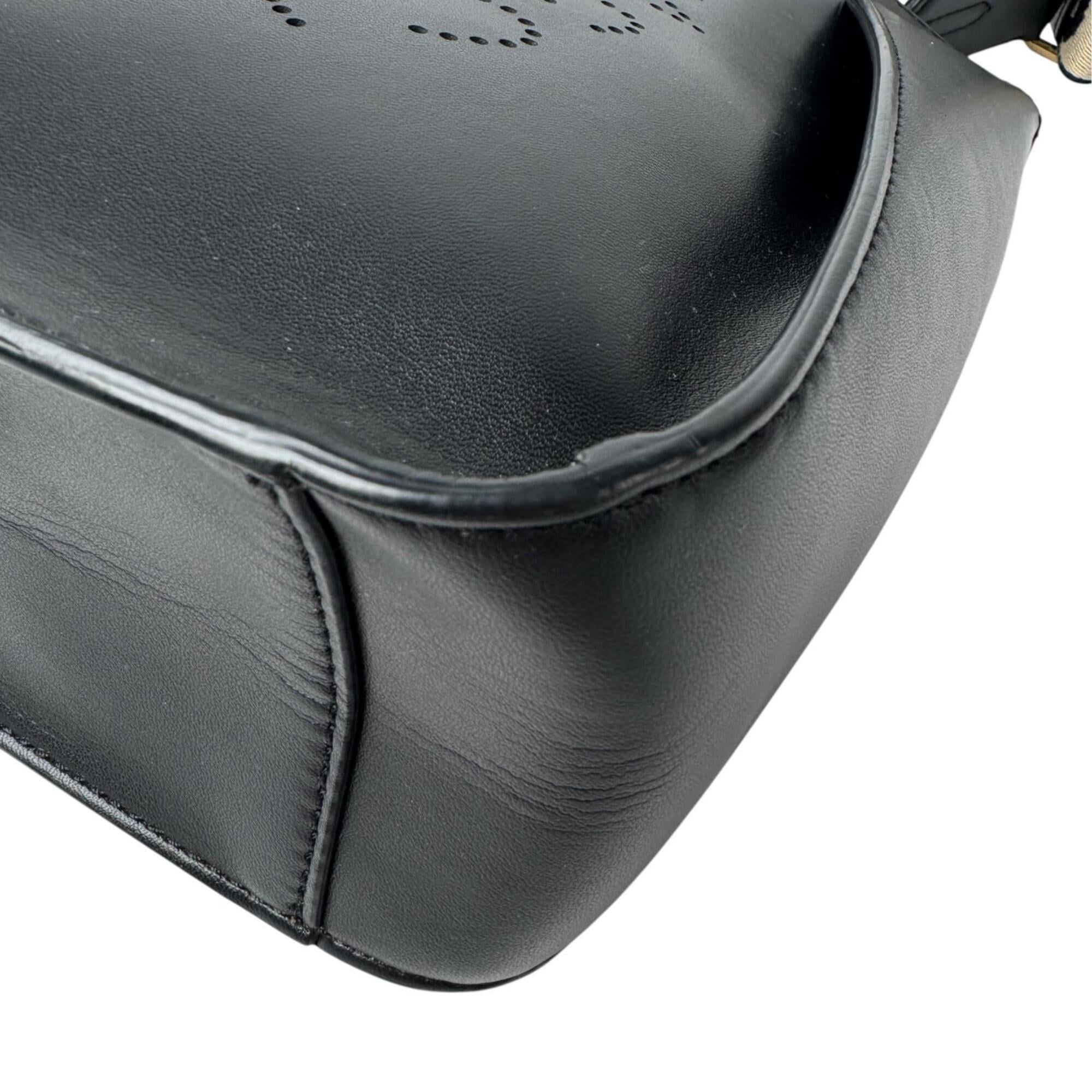 Stella Mccartney Black Leather Shoulder Bag (Pre-Owned)