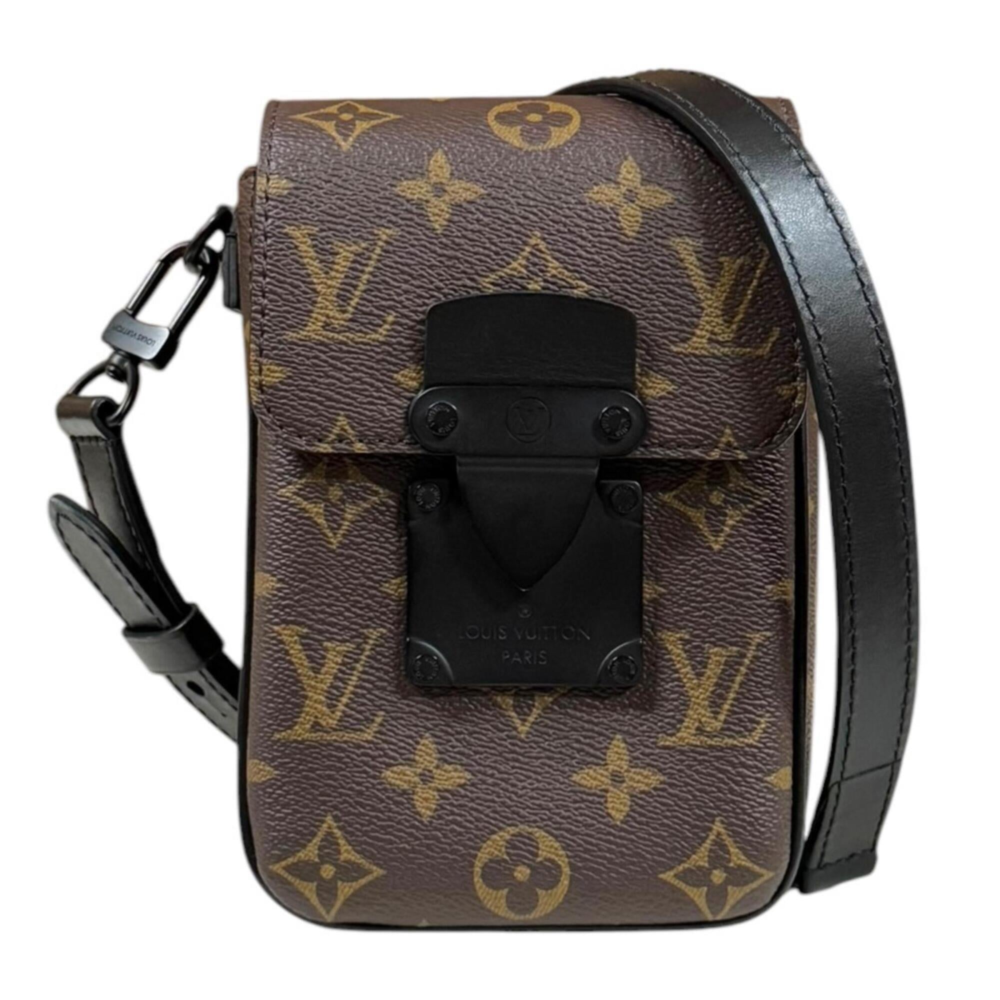 Louis Vuitton Monogram Macassar Black Brown Monogram Macassar Monogram Shoulder Bag (Pre-Owned)