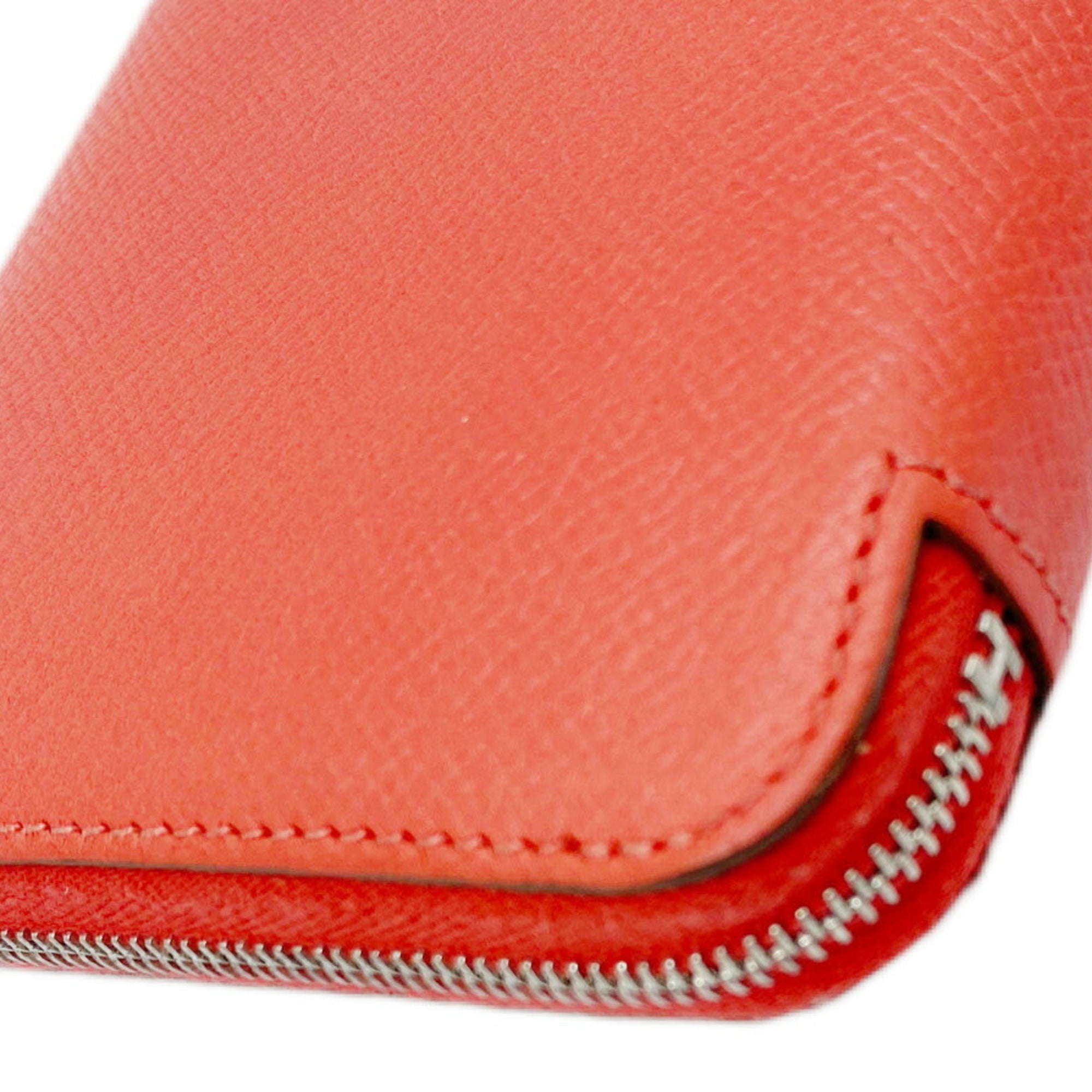 Hermes Silk'in Rose Jaipur Epsom Leather Long Wallet (Bi-Fold) (Pre-Owned)