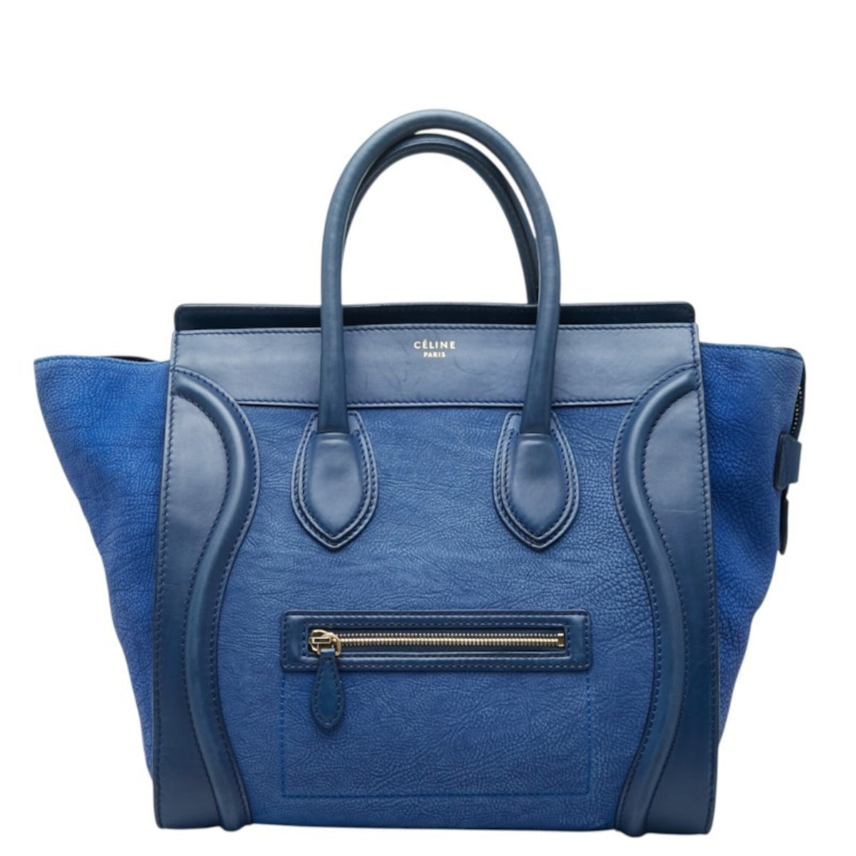 Celine Blue Leather Handbag (Pre-Owned)