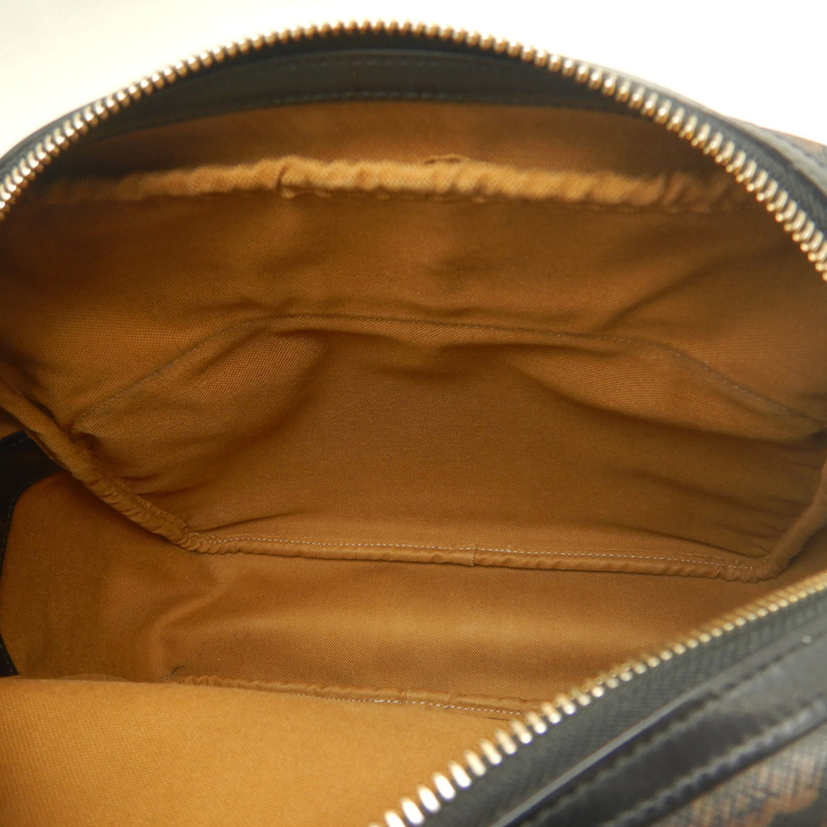 Celine Dark Brown Coated Canvas Messenger Bag Shoulder Bag (Pre-Owned)