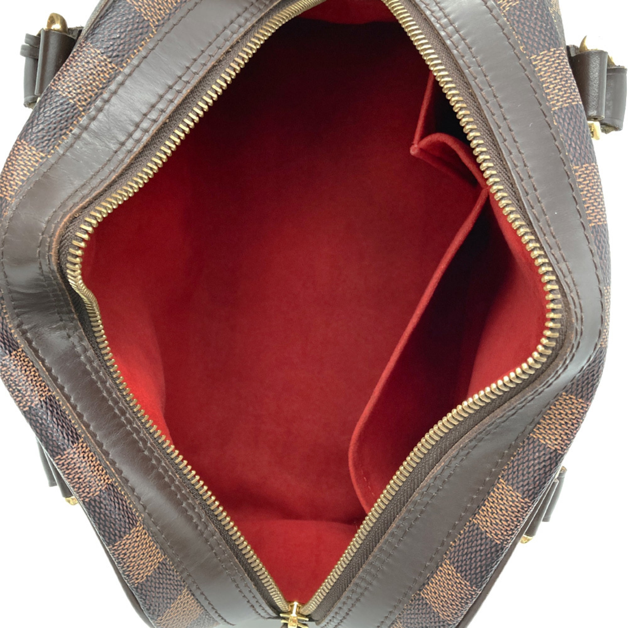 Louis Vuitton Brown Damier Canvas Handbag (Pre-Owned)