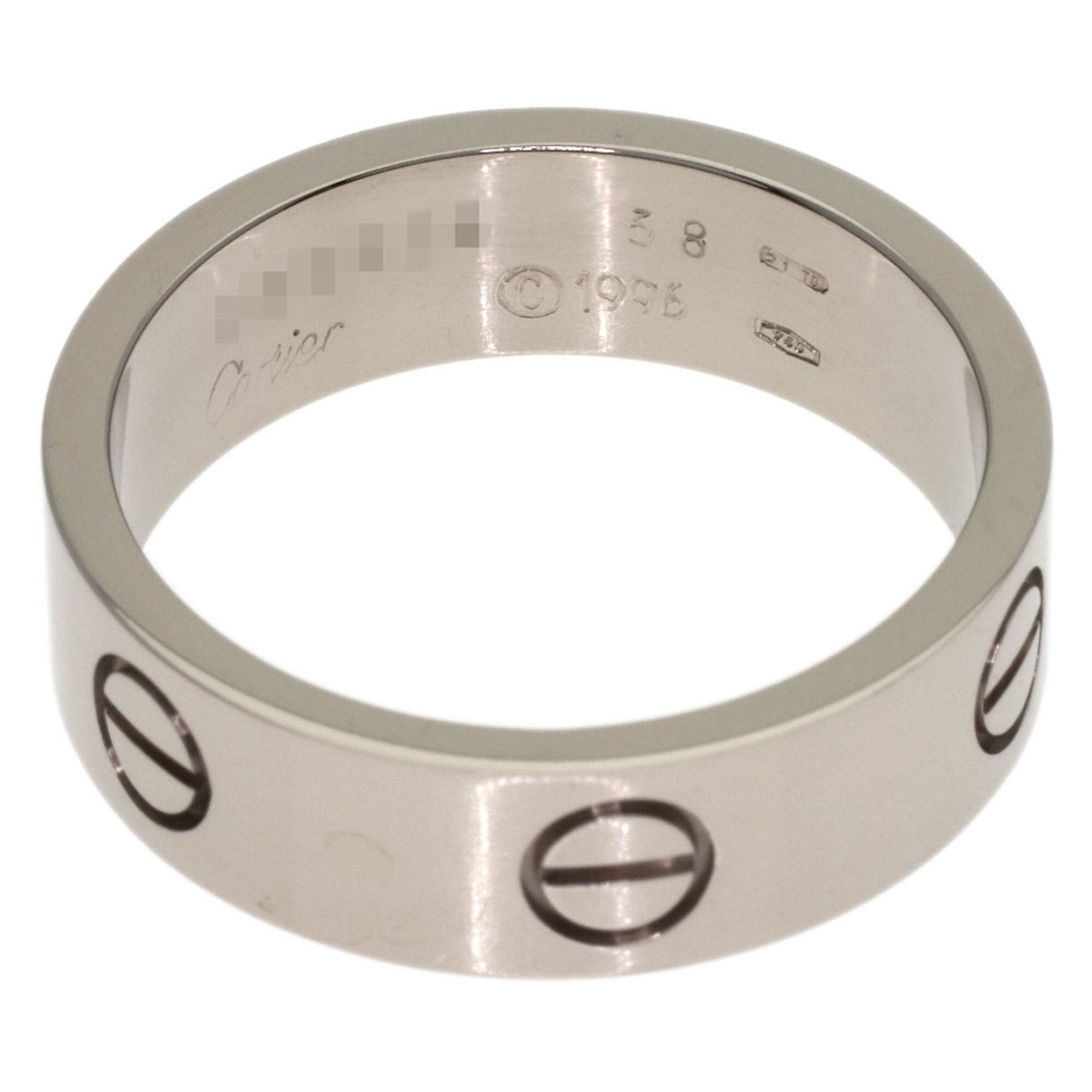 Cartier White Gold White Gold (18K) Band Ring (Pre-Owned)