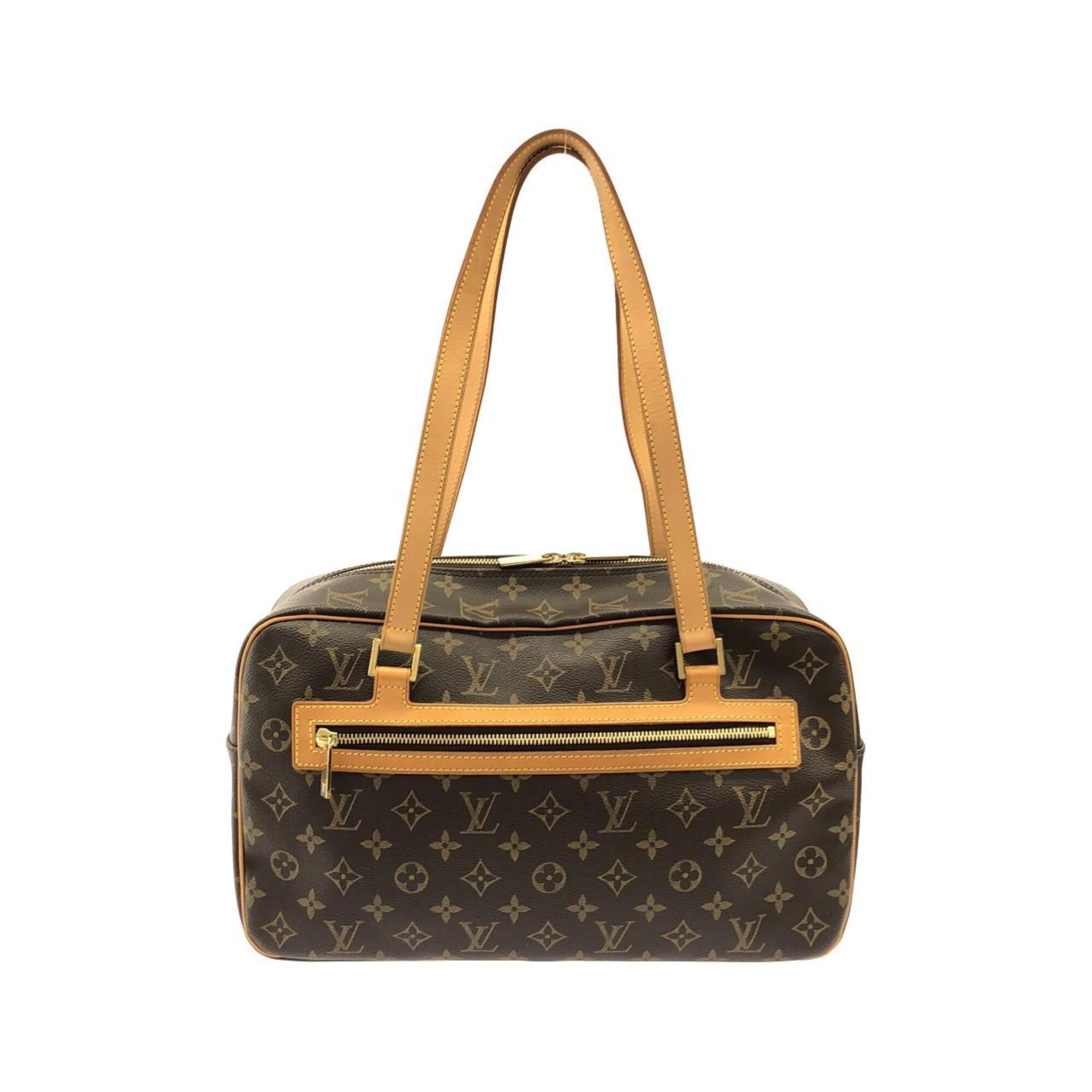 Louis Vuitton Marron Coated Canvas Shoulder Bag (Pre-Owned)