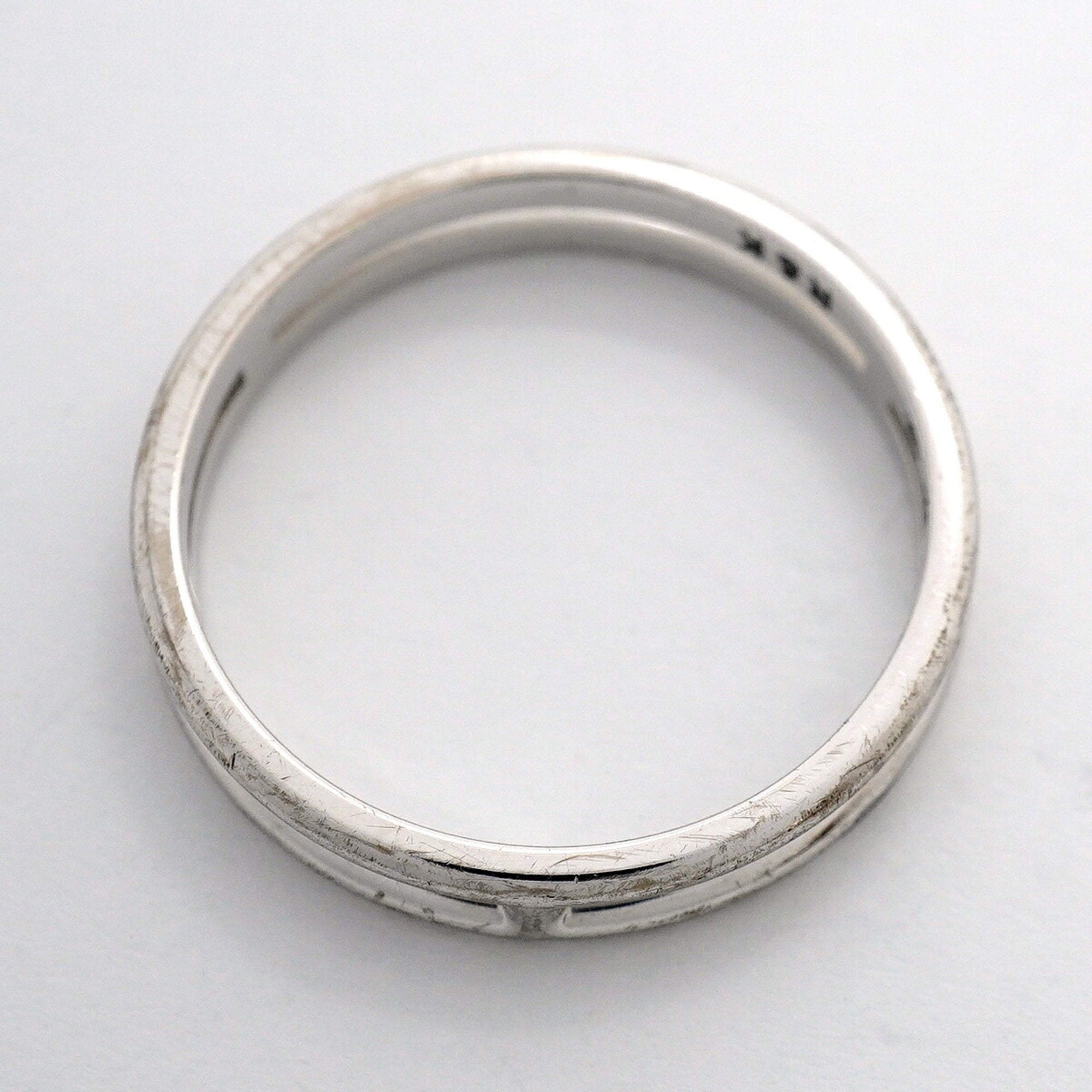 Hermes White Gold (18K) Band Ring (Pre-Owned)