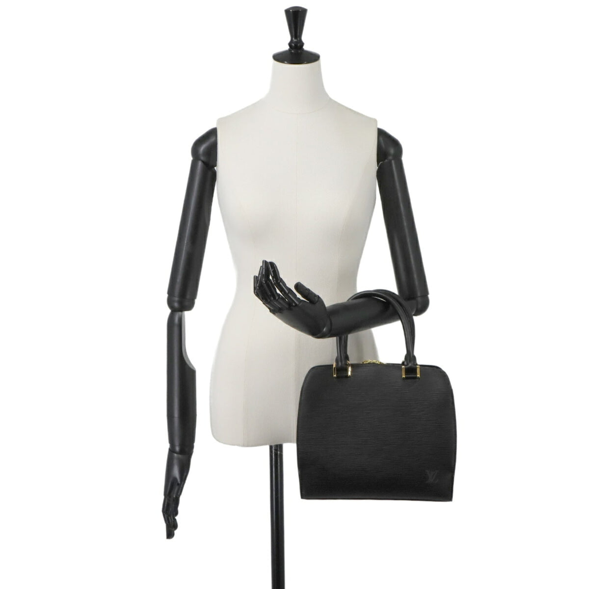 Louis Vuitton Noir Epi Leather Handbag (Pre-Owned)