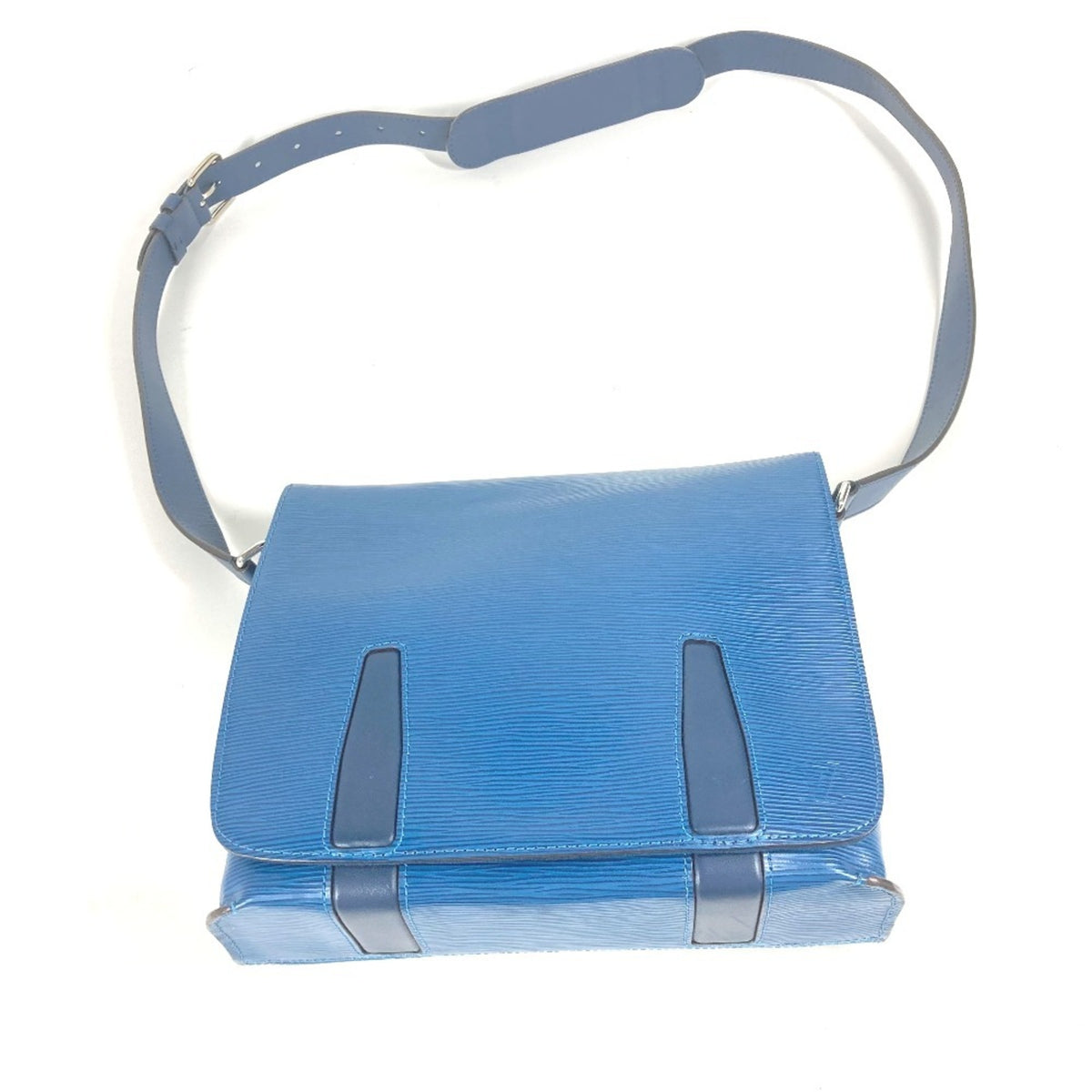 Louis Vuitton Blue Epi Leather Shoulder Bag (Pre-Owned)