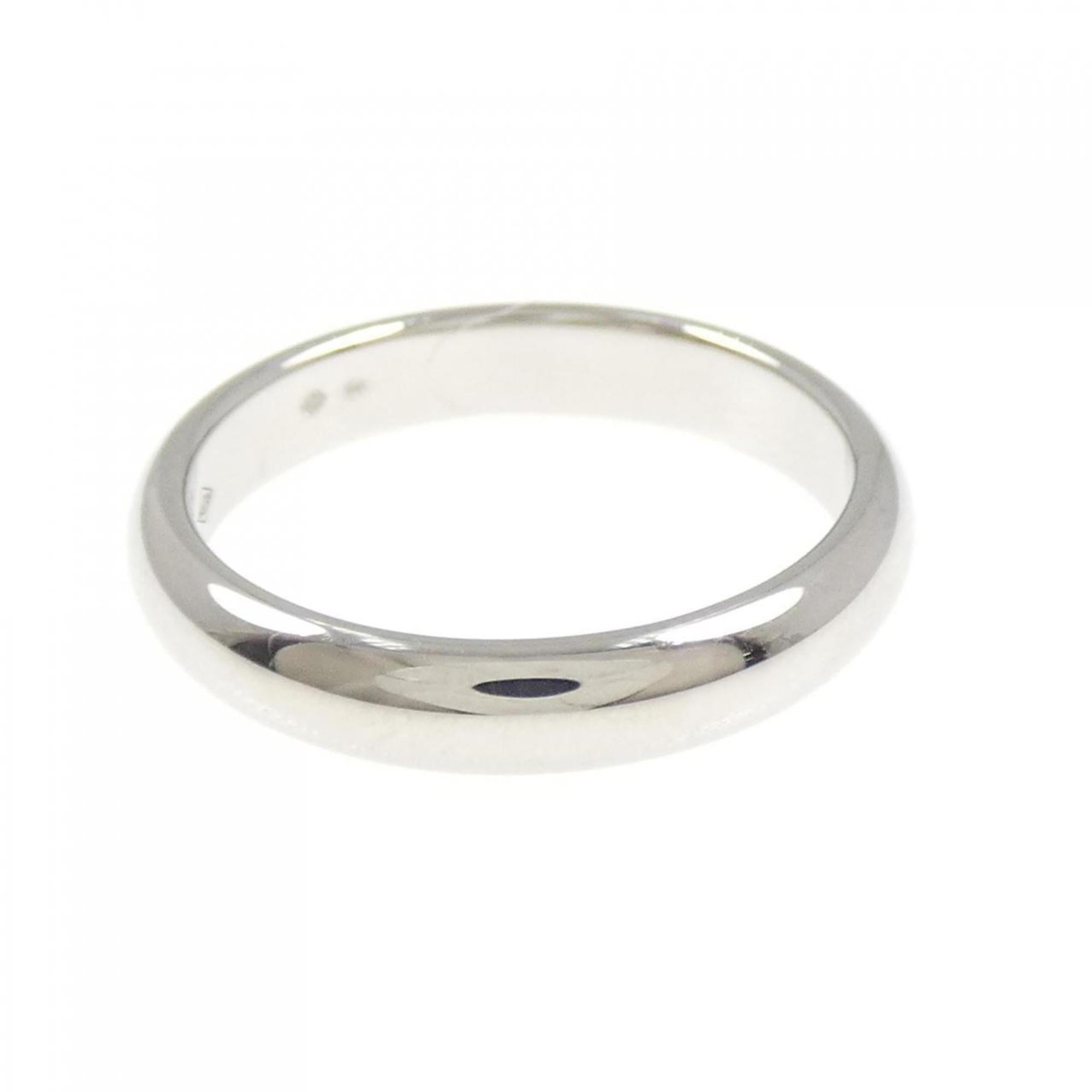 Cartier Platinum Platinum 950 Band Ring (Pre-Owned)