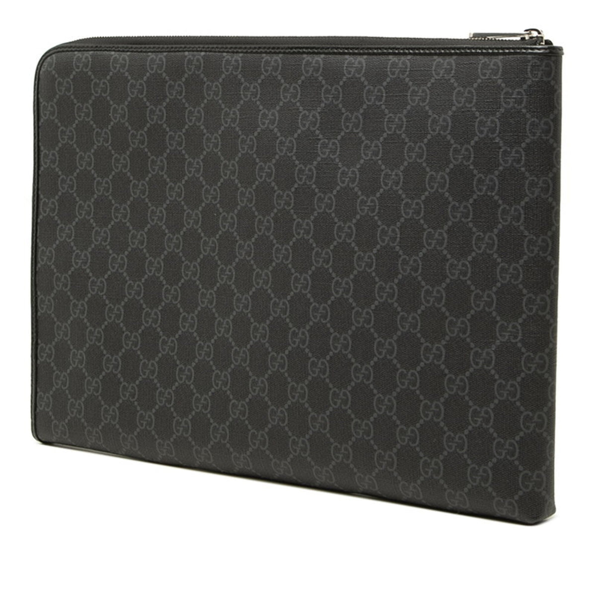 Gucci Black Pvc Leather Clutch Bag (Pre-Owned)